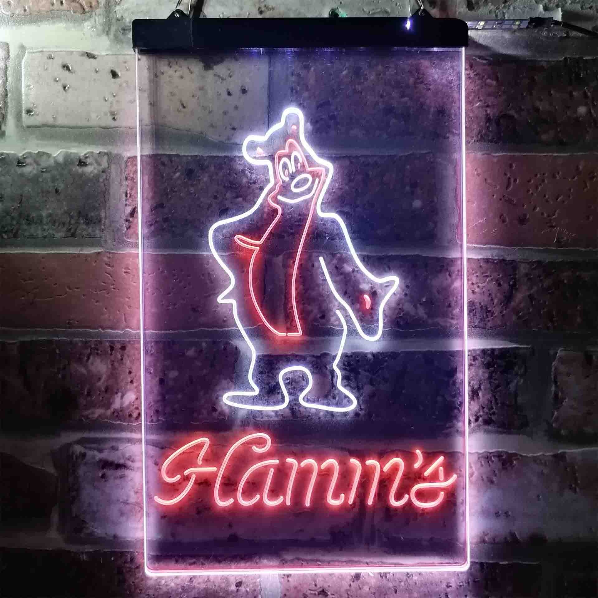 Hamm's Beer Bear Bar LED Neon Sign