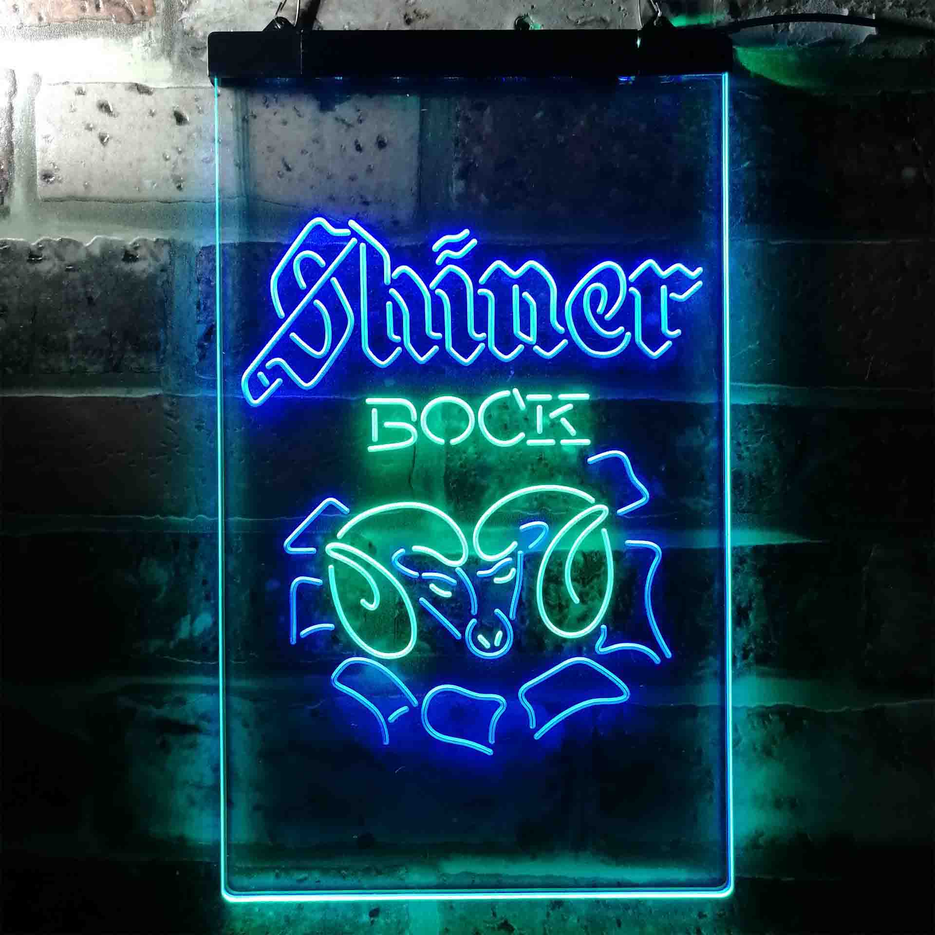 Shiner Bock Ram Beer LED Neon Sign