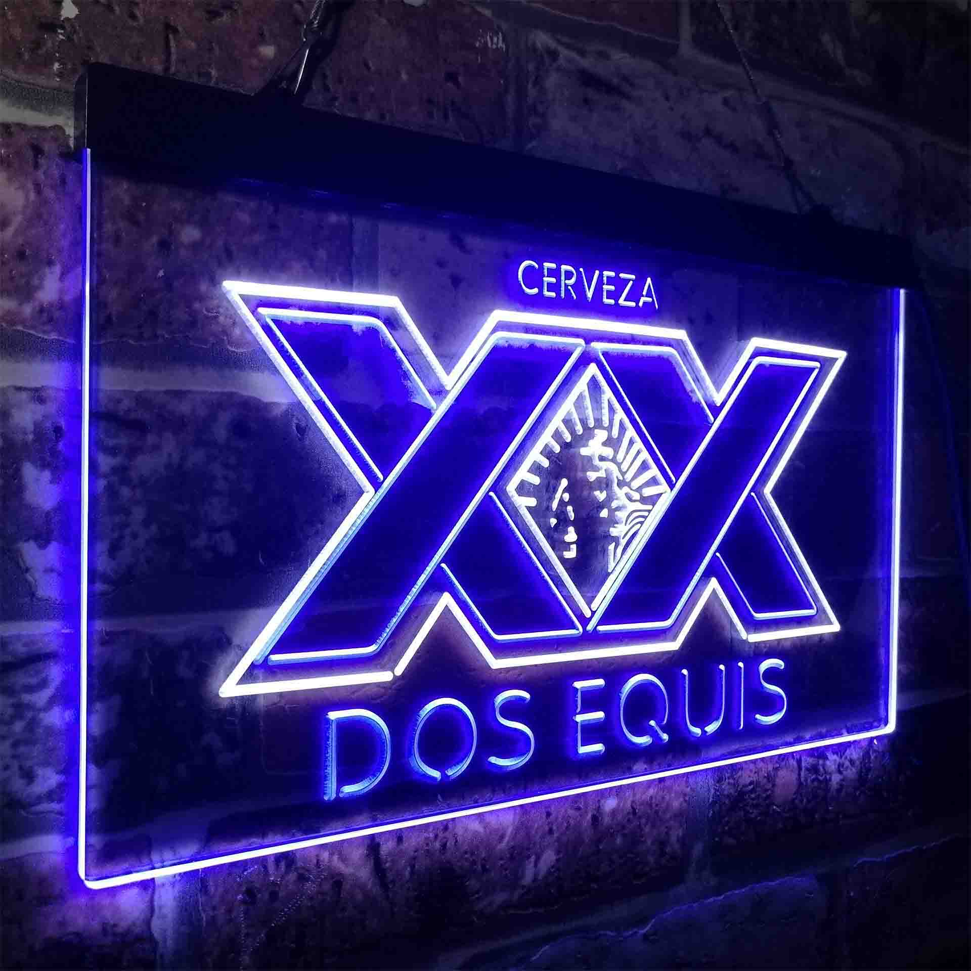 XX Dos Equis Beer LED Neon Sign