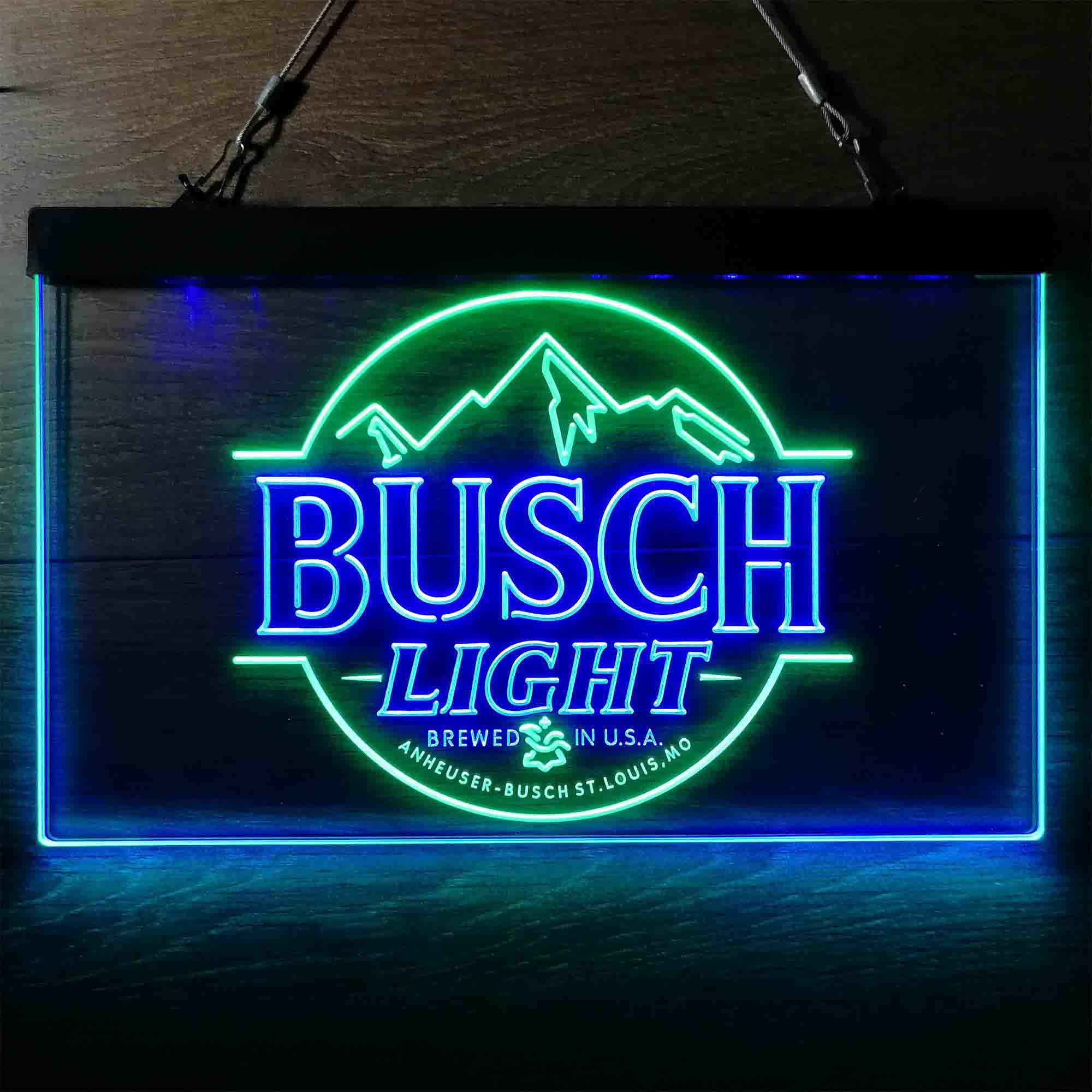 Busch Light Mountain LED Neon Sign