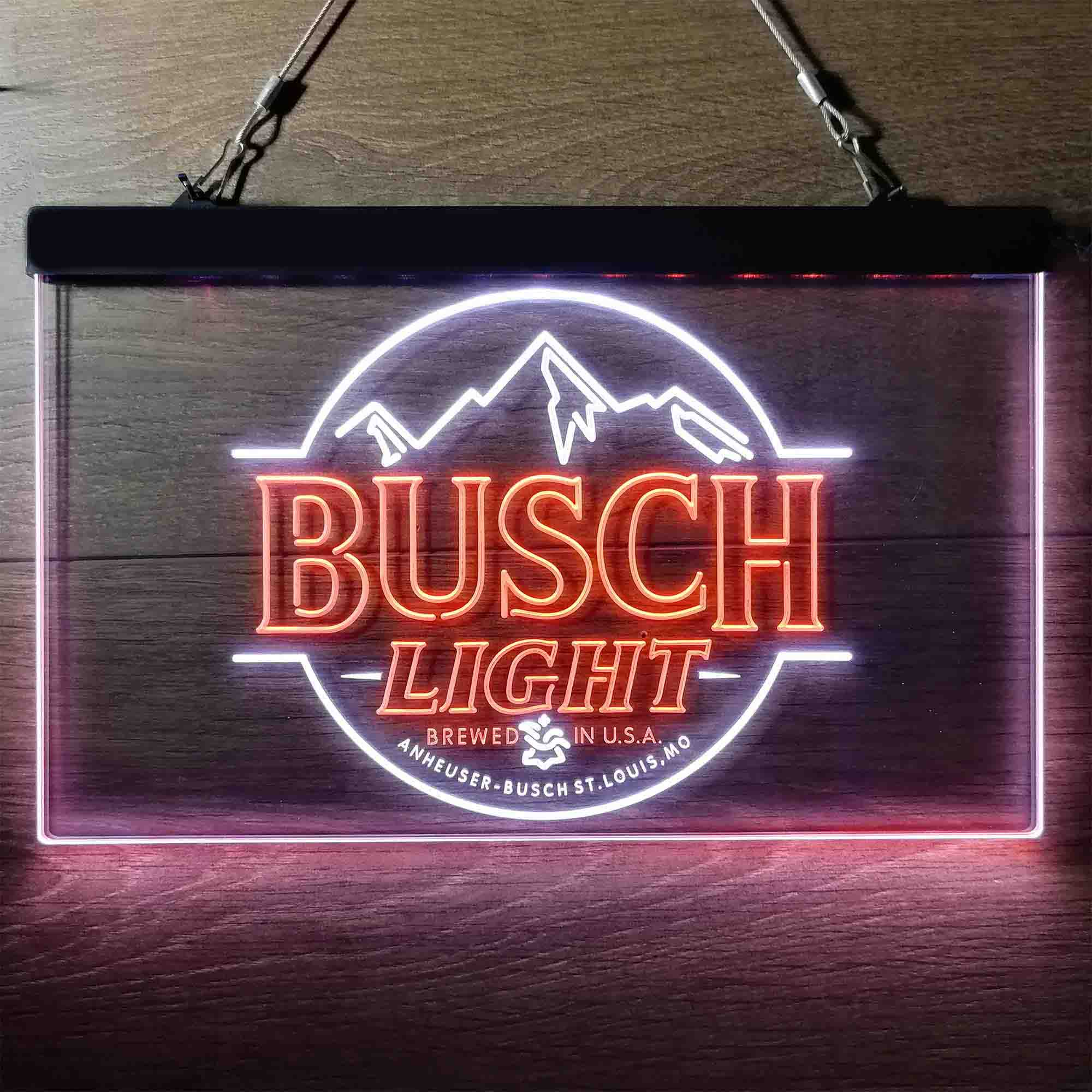 Busch Light Mountain LED Neon Sign