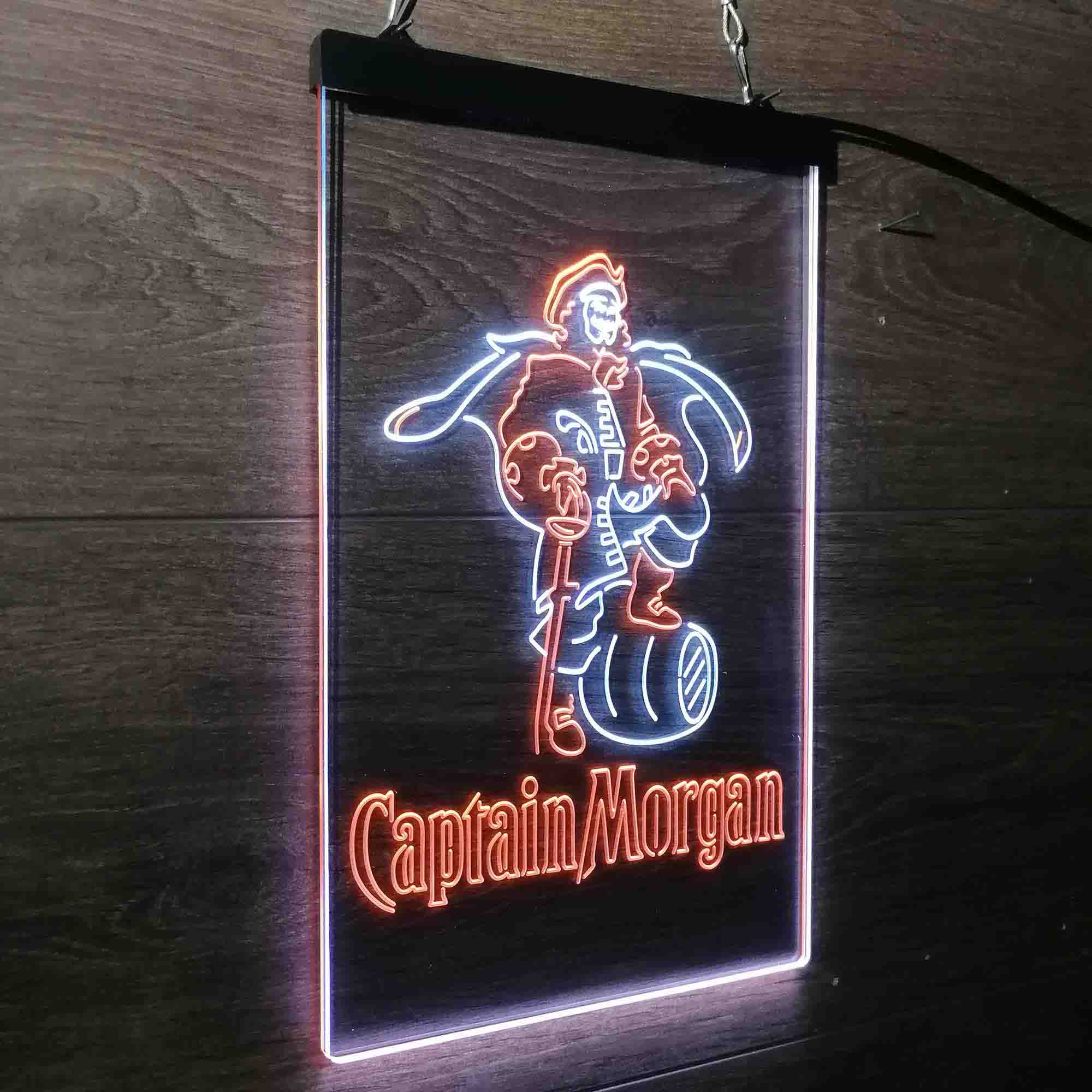 Captain Morgan Rum Live Like the Captain LED Neon Sign