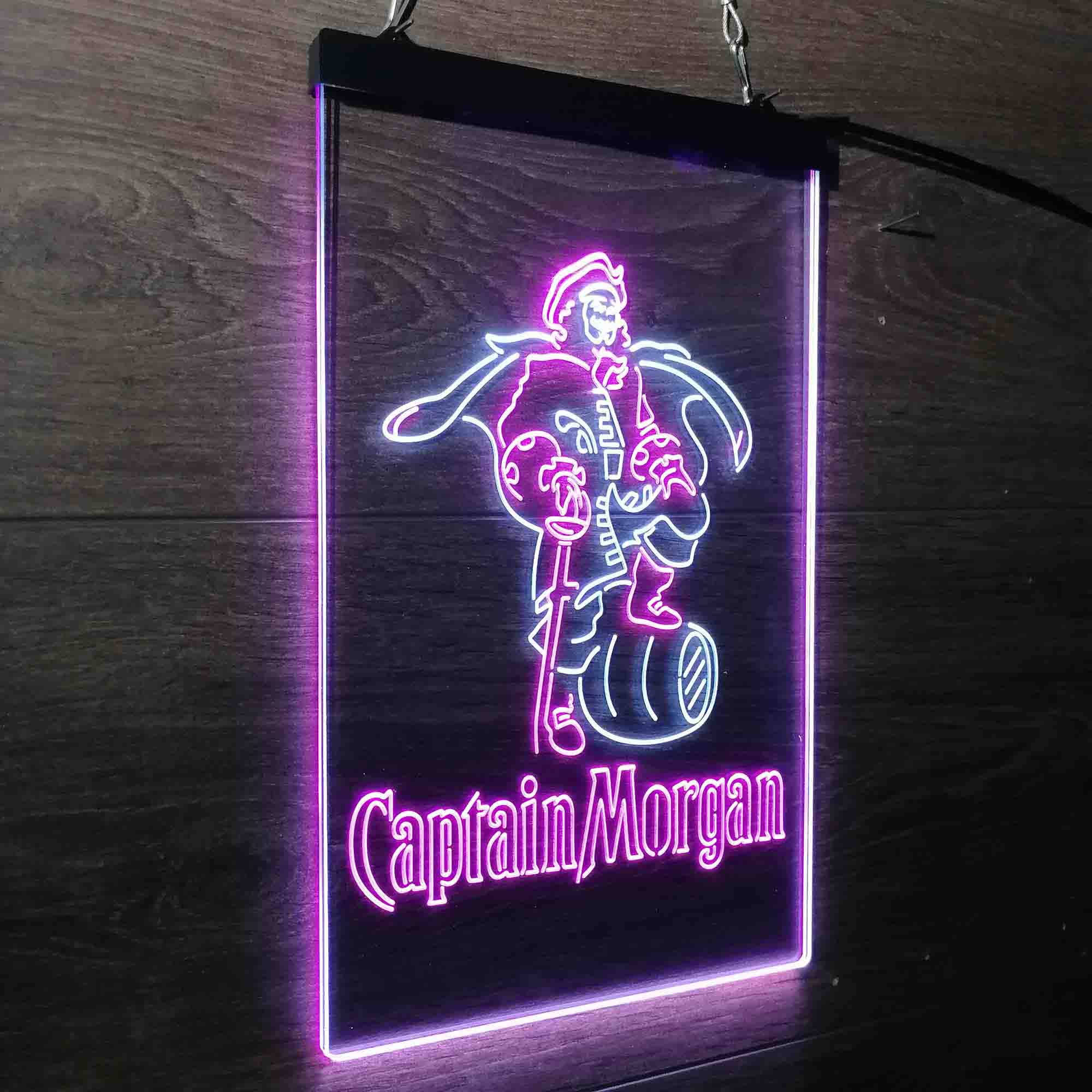 Captain Morgan Rum Live Like the Captain LED Neon Sign