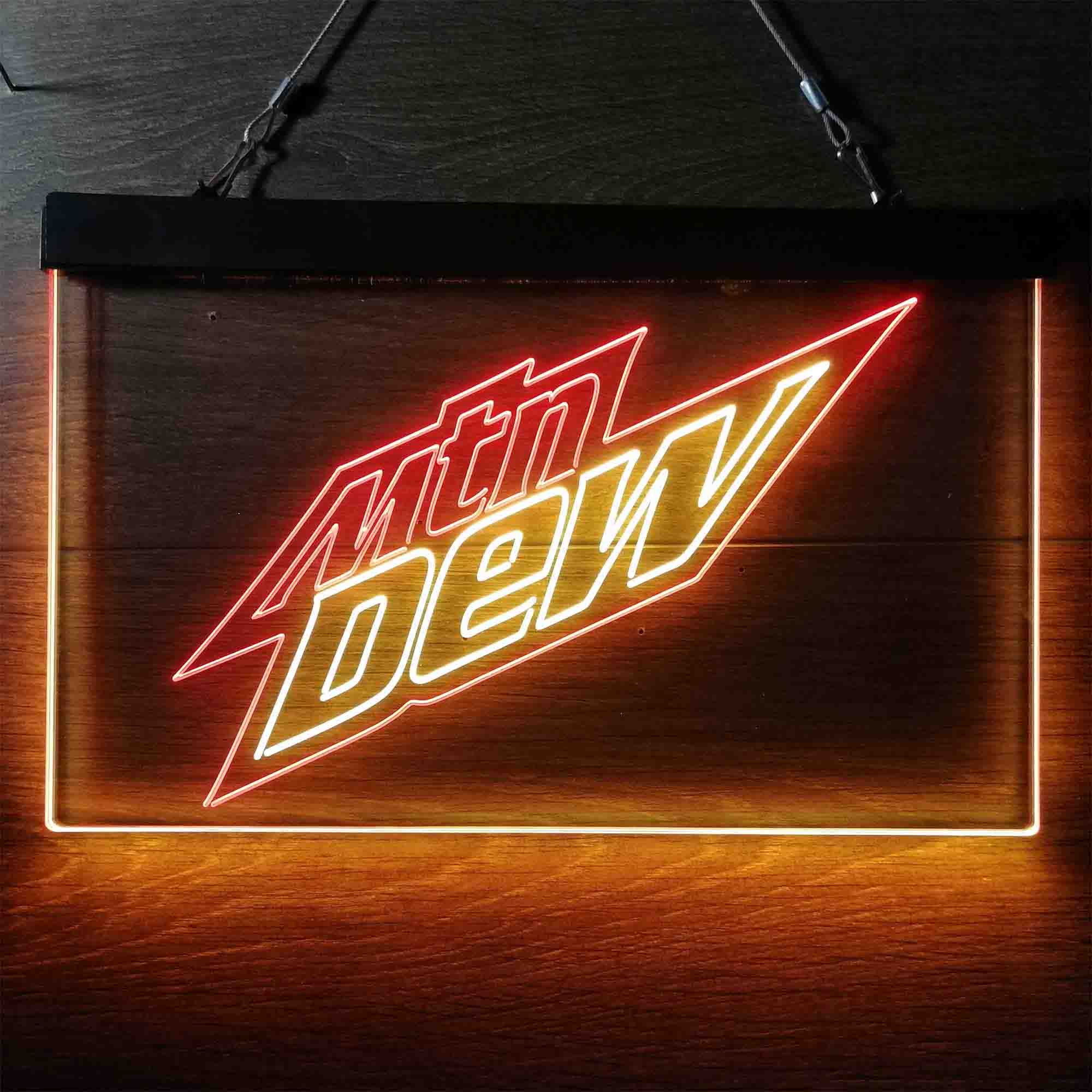 Mountains Dews Mtn Drink LED Neon Sign