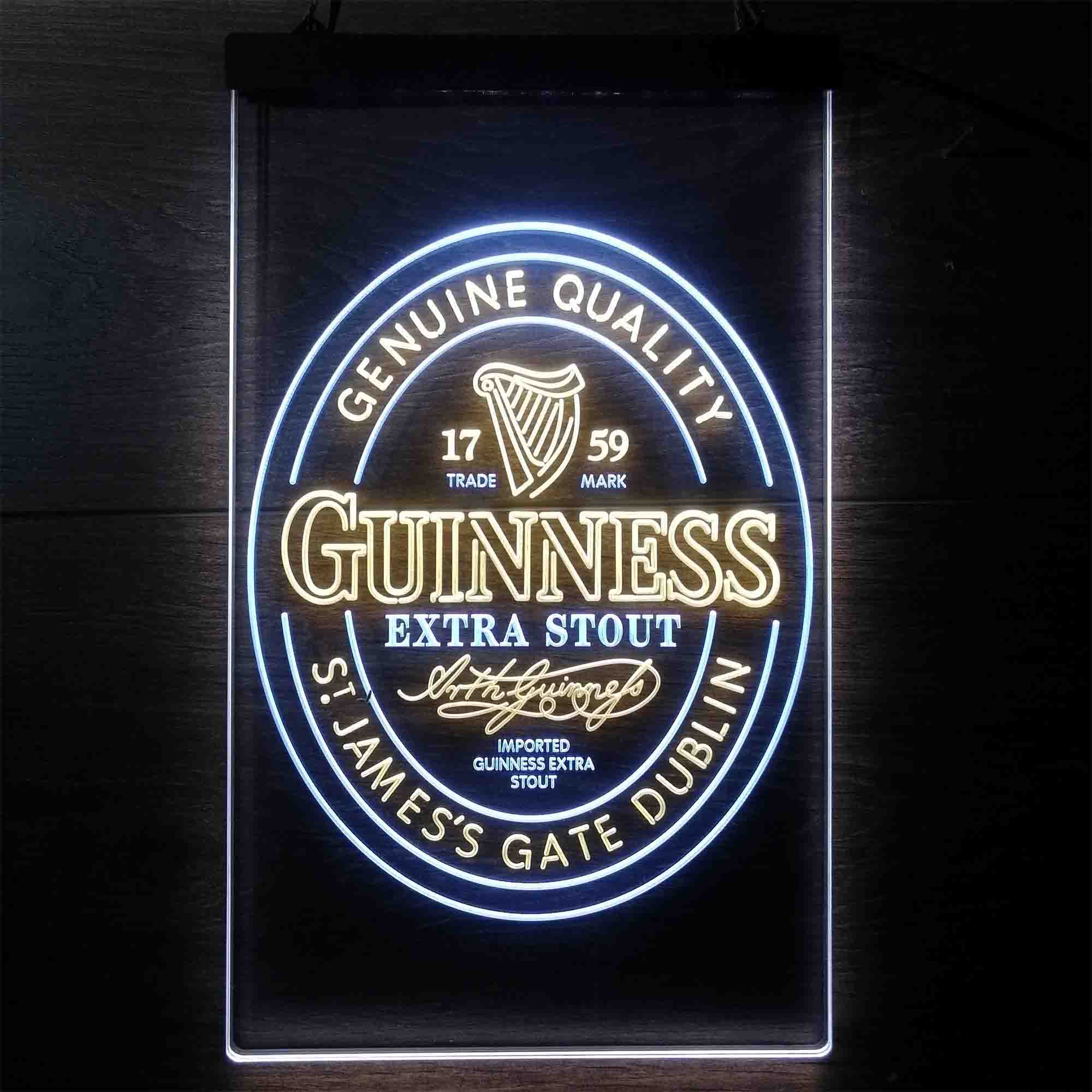 Guinness Stout Extra 1759 LED Neon Sign