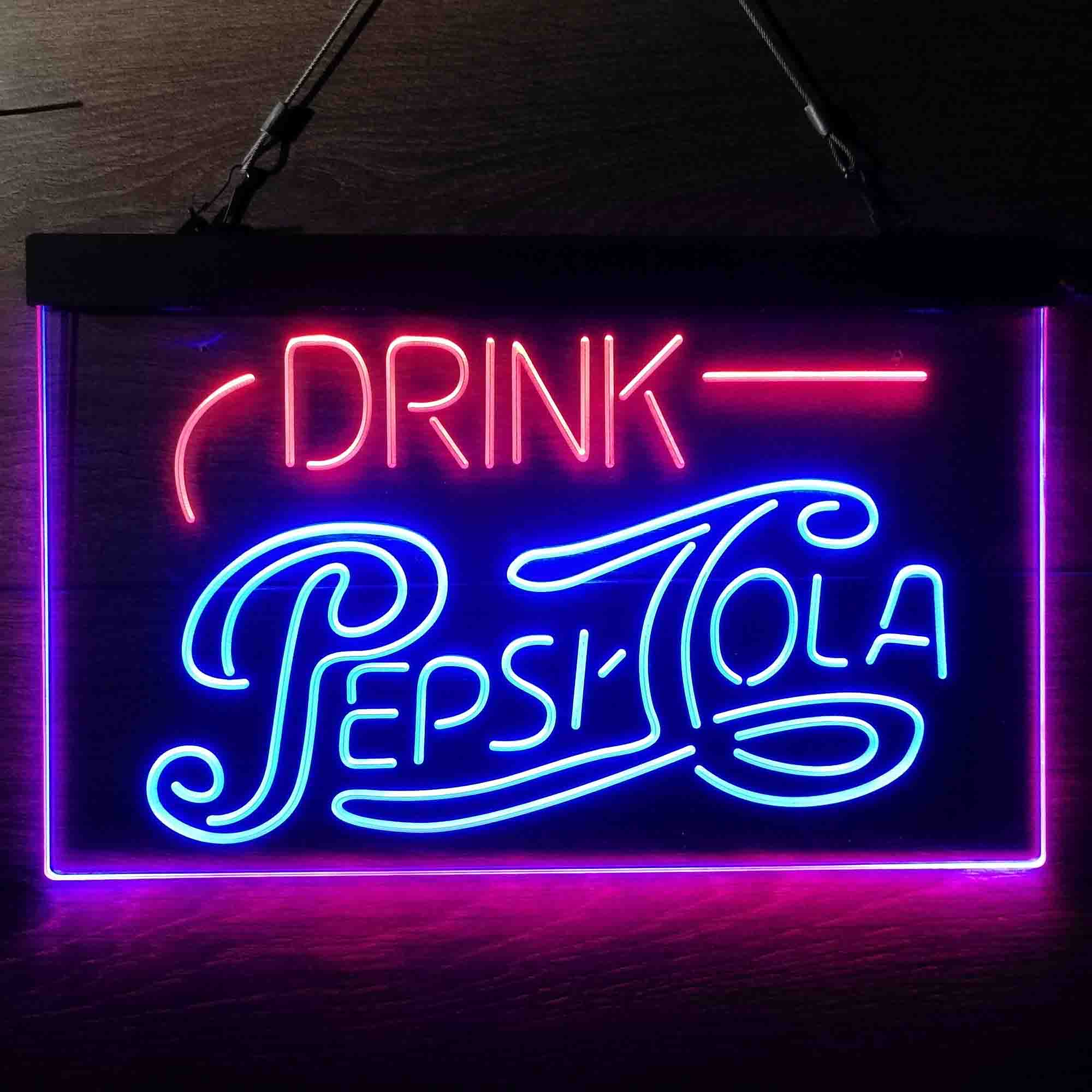 Drink Pepsi Cola LED Neon Sign
