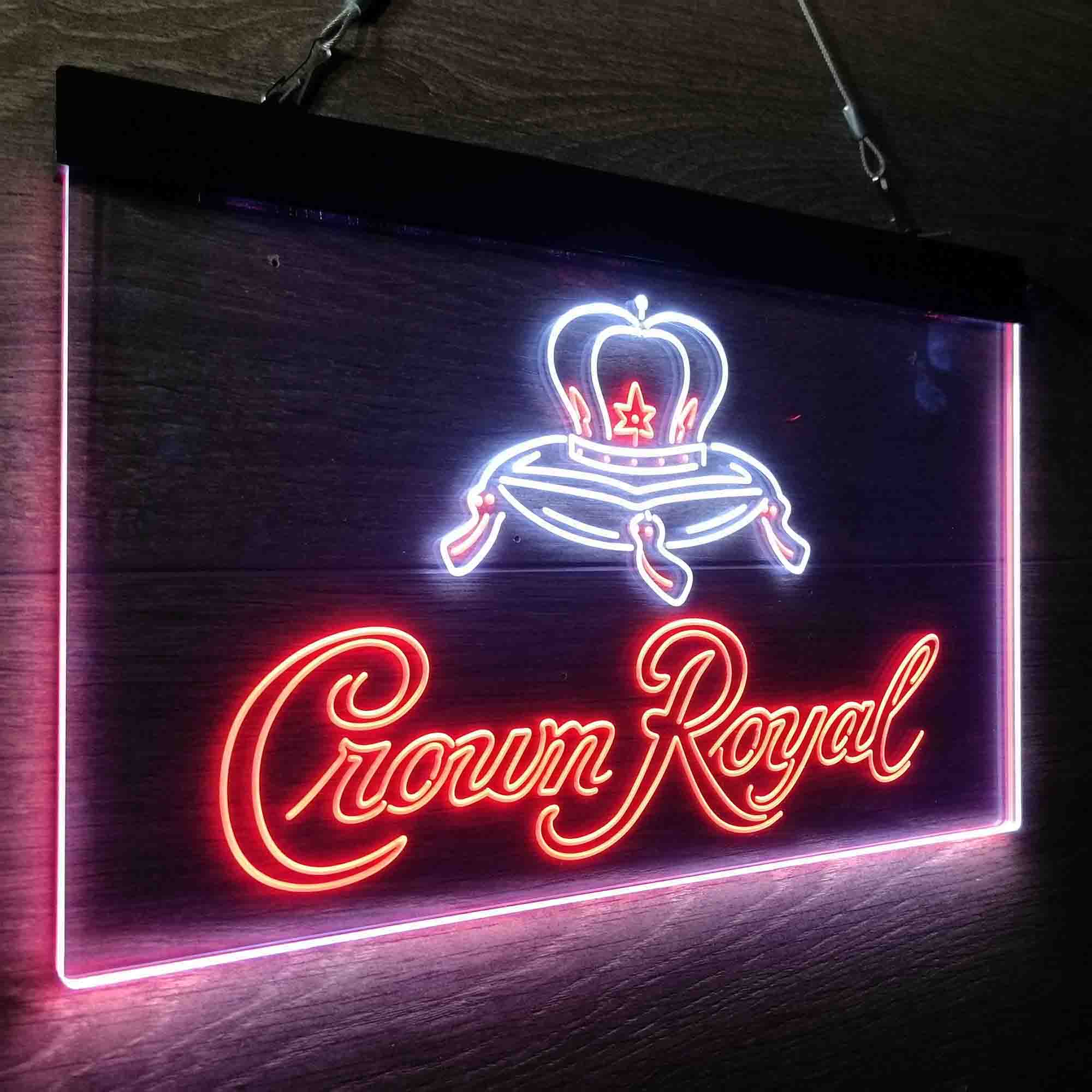 Crown Royal Delicate Line Wine LED Neon Sign