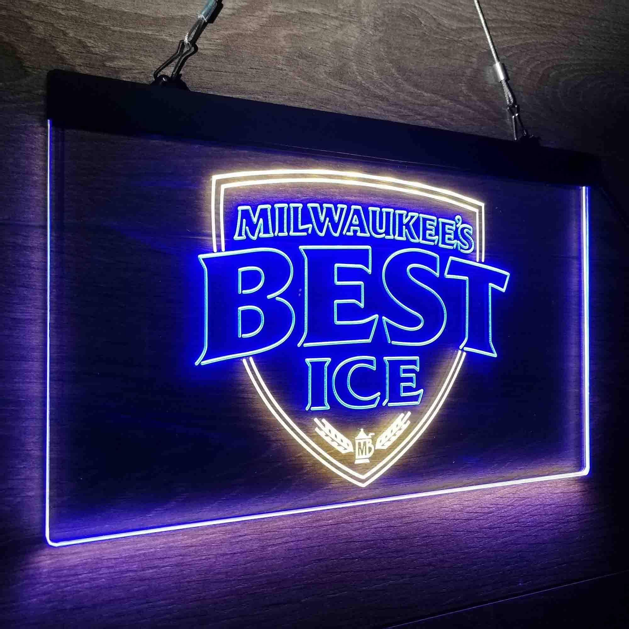 Milwakuee's Best Ice Beer LED Neon Sign