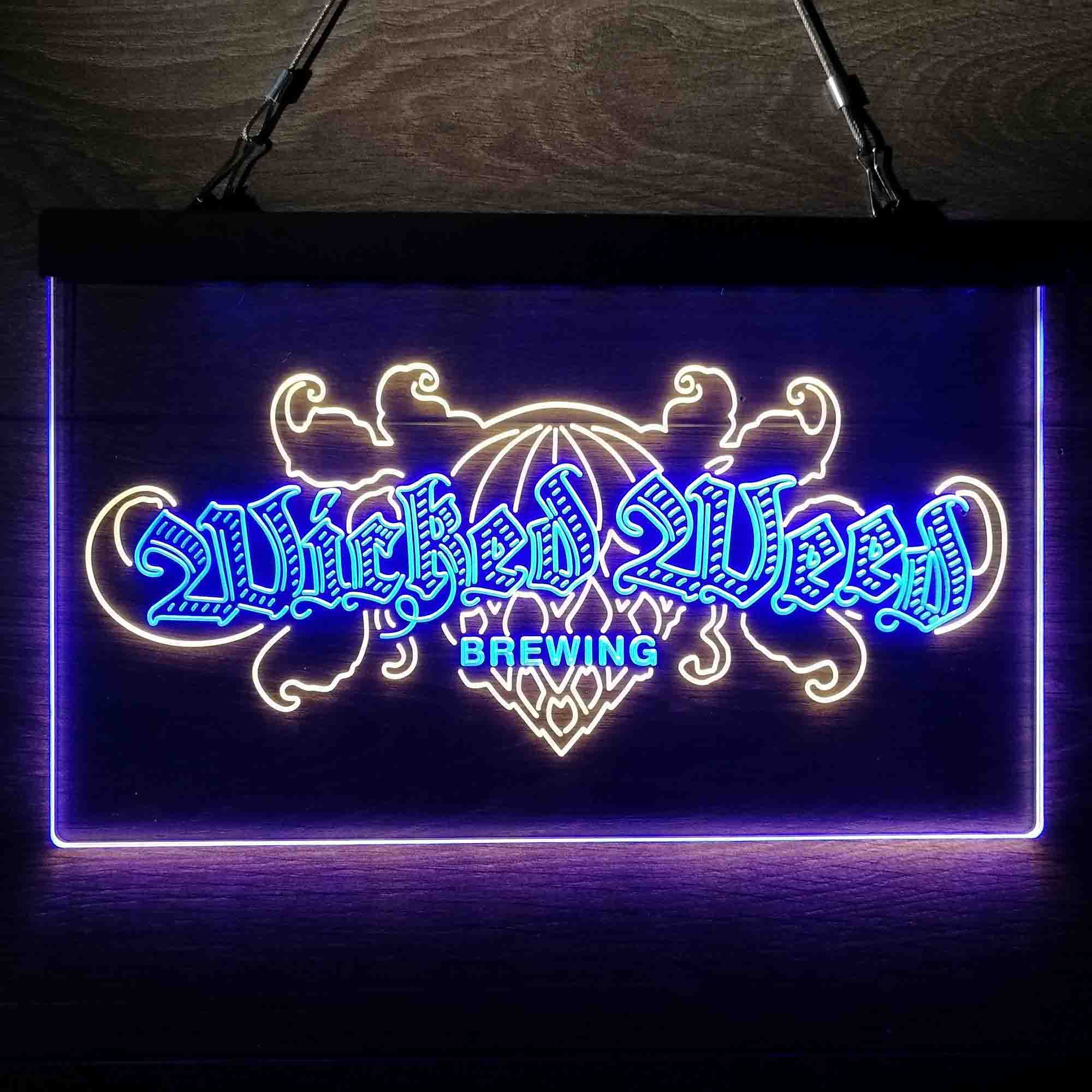 Wicked Weed Brewing Co. Neon Light Up Sign - Joyatwall – joyatwall
