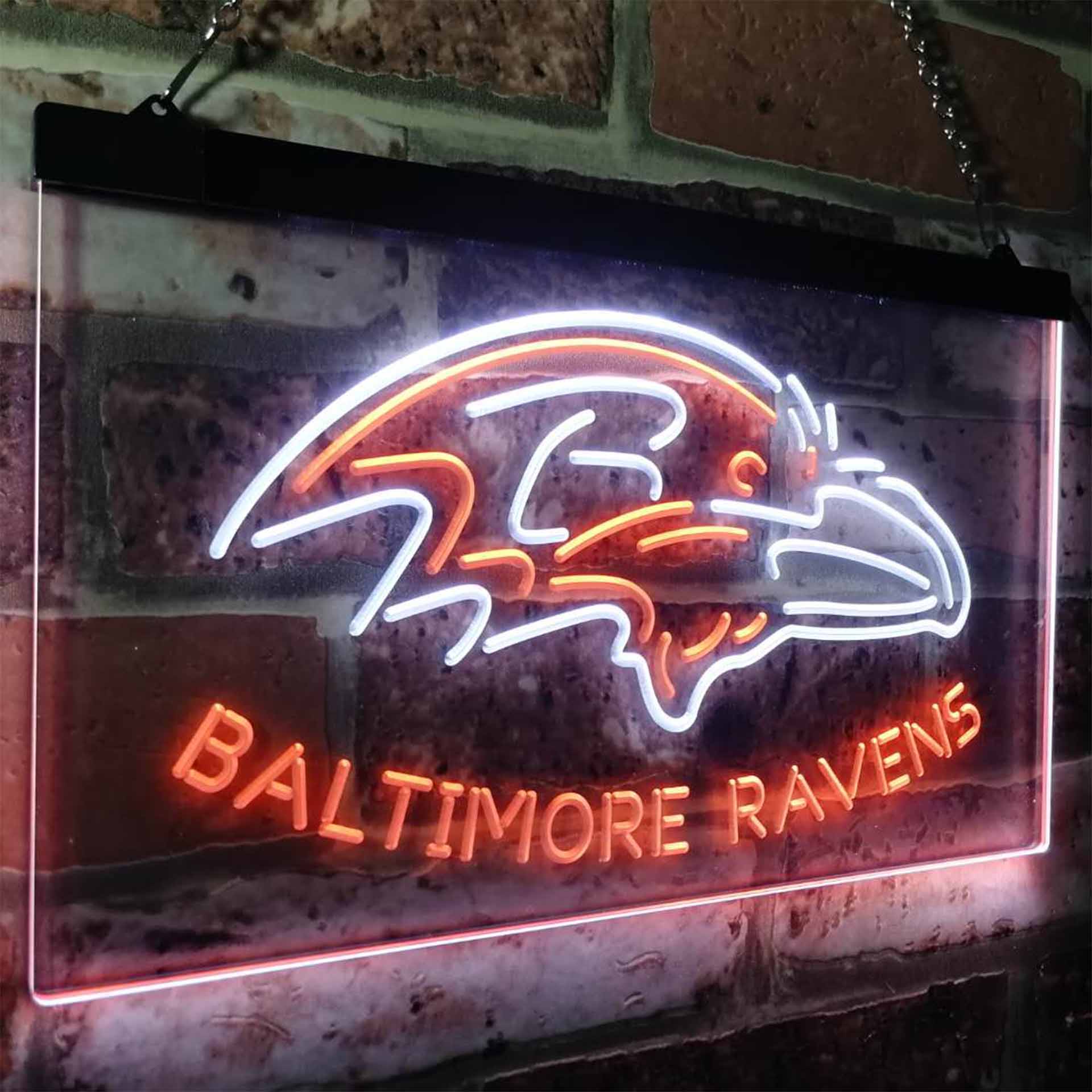 Baltimore Ravens Football Bar LED Neon Sign