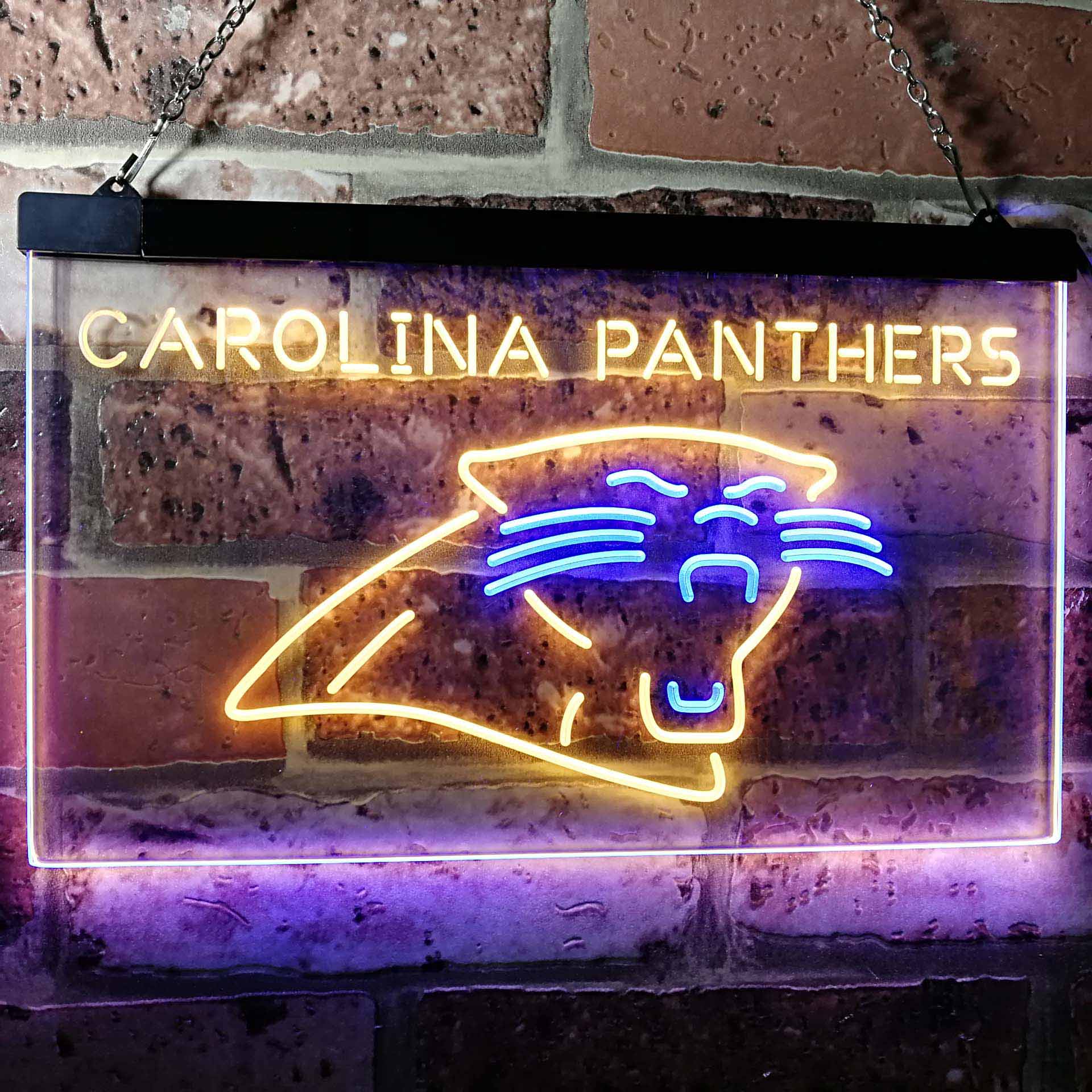 Carolina Panthers Decor LED Neon Sign