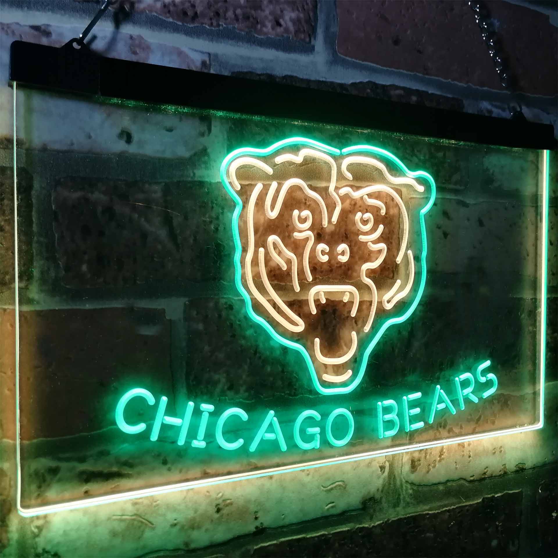 CHI Football Team Bears Club LED Neon Sign