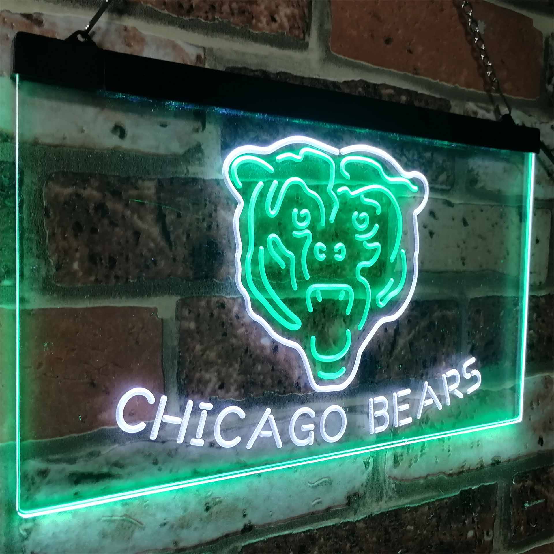 CHI Football Team Bears Club LED Neon Sign