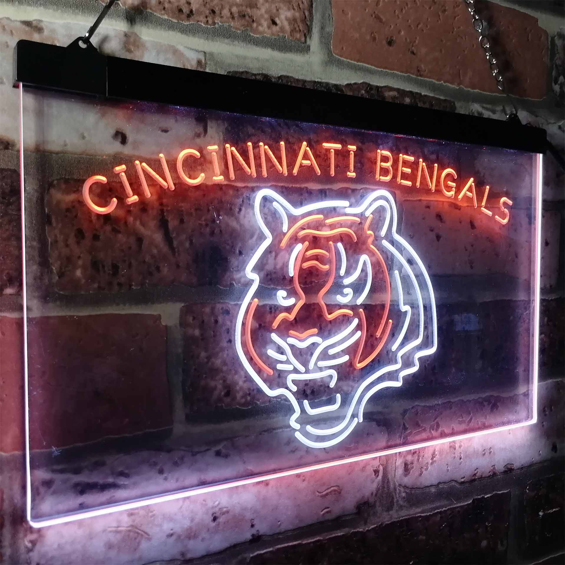 Cincinnati Bengals Decor LED Neon Sign