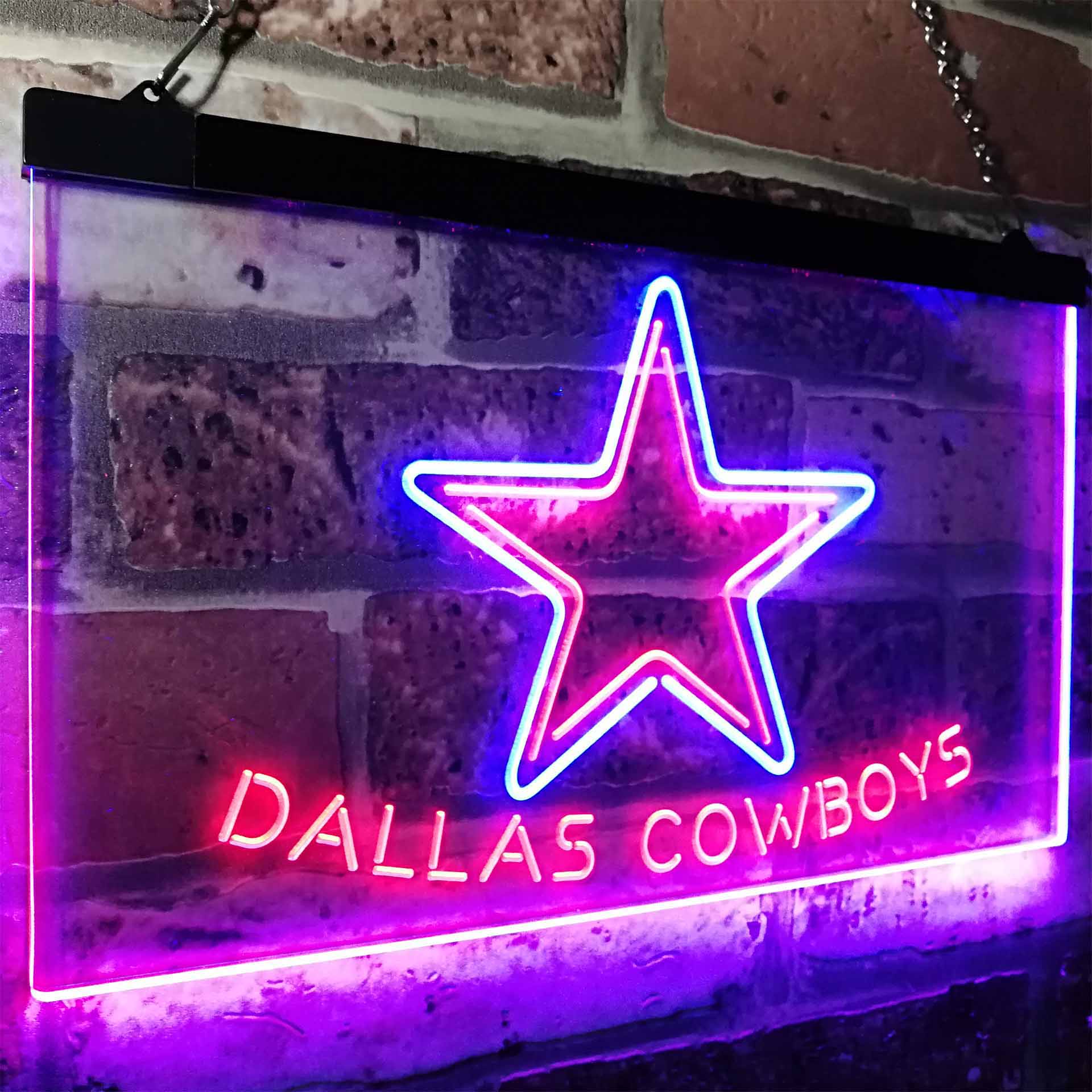 Star Cowboys Football Club Dallas LED Neon Sign
