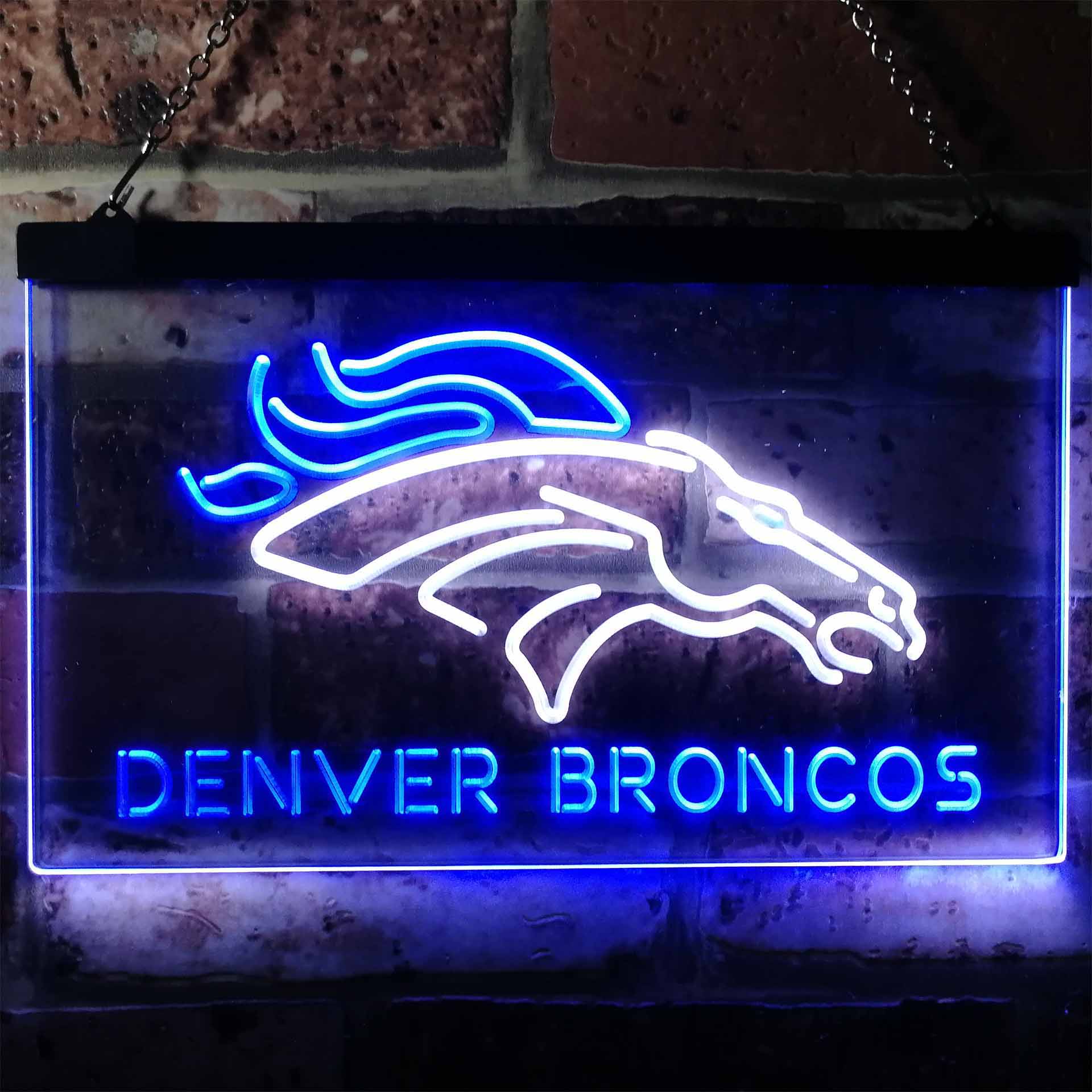 Denver Football League Broncos Club LED Neon Sign