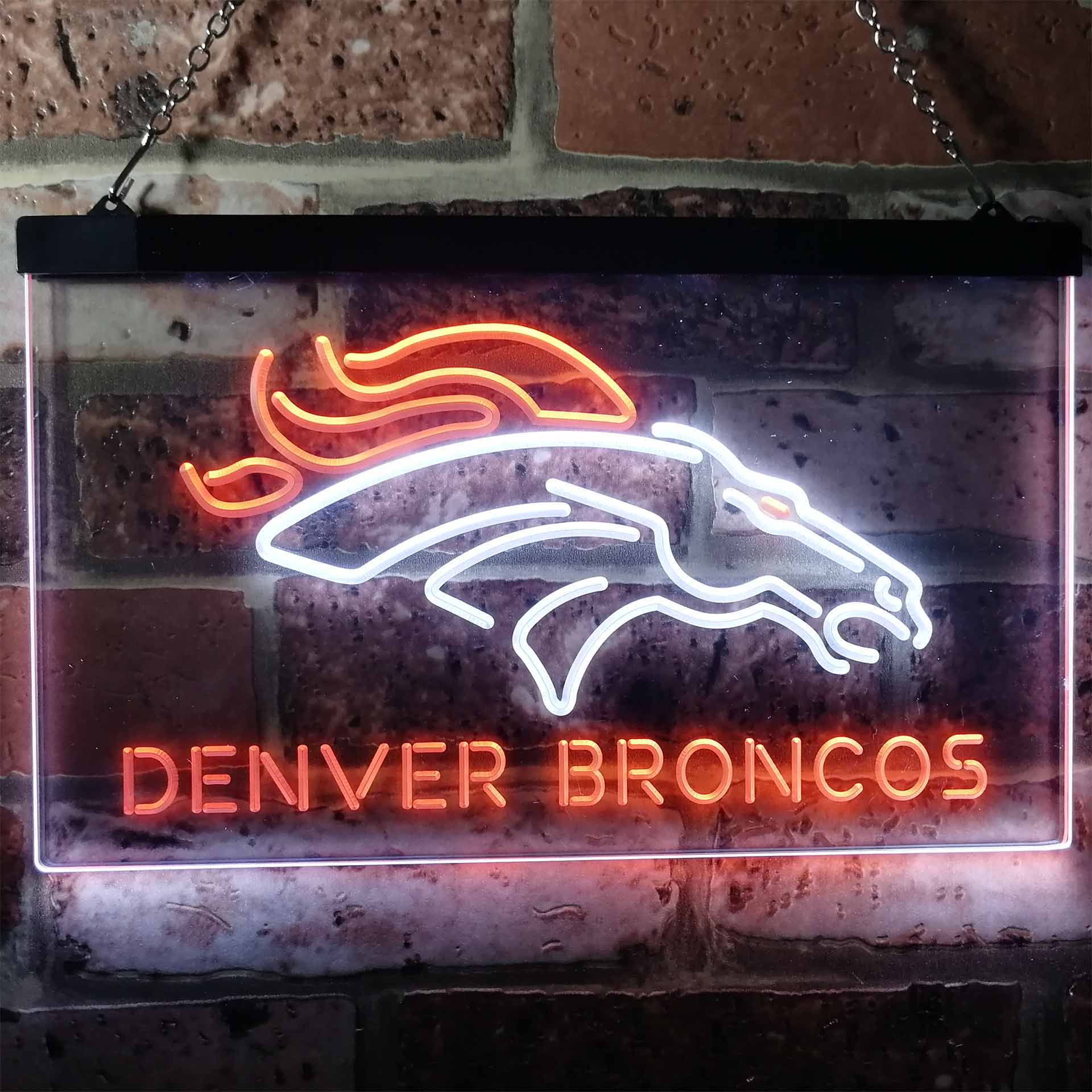 Denver Football League Broncos Club LED Neon Sign