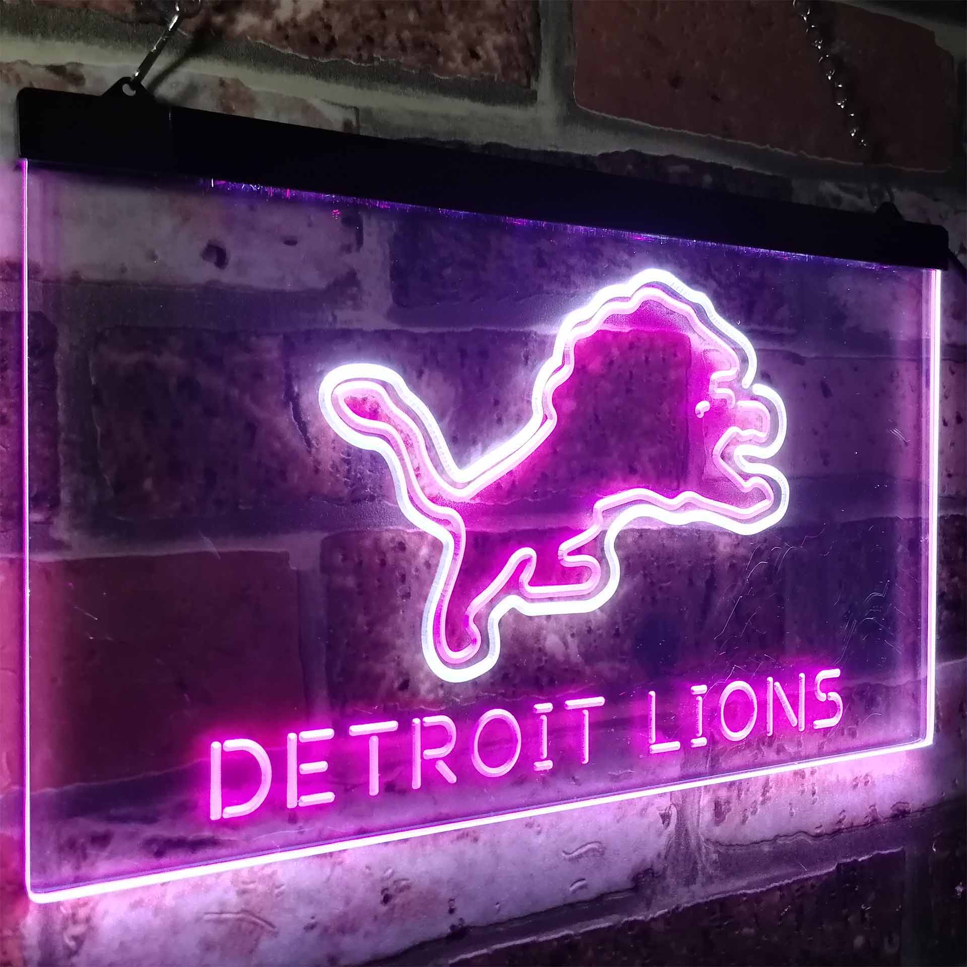 Detroit Lions LED Neon Sign