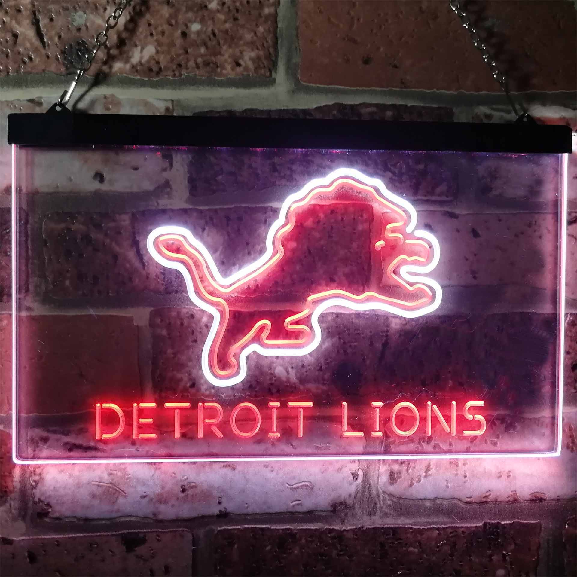 Detroit Lions LED Neon Sign