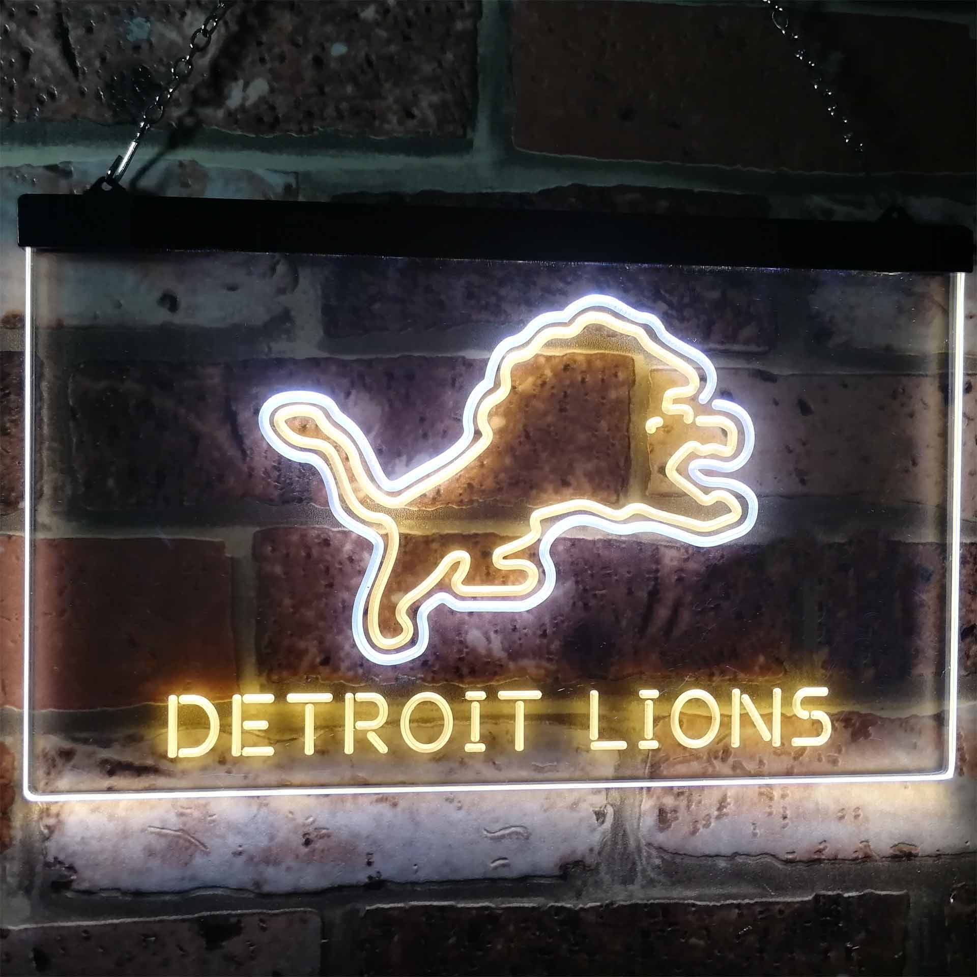 Detroit Lions LED Neon Sign