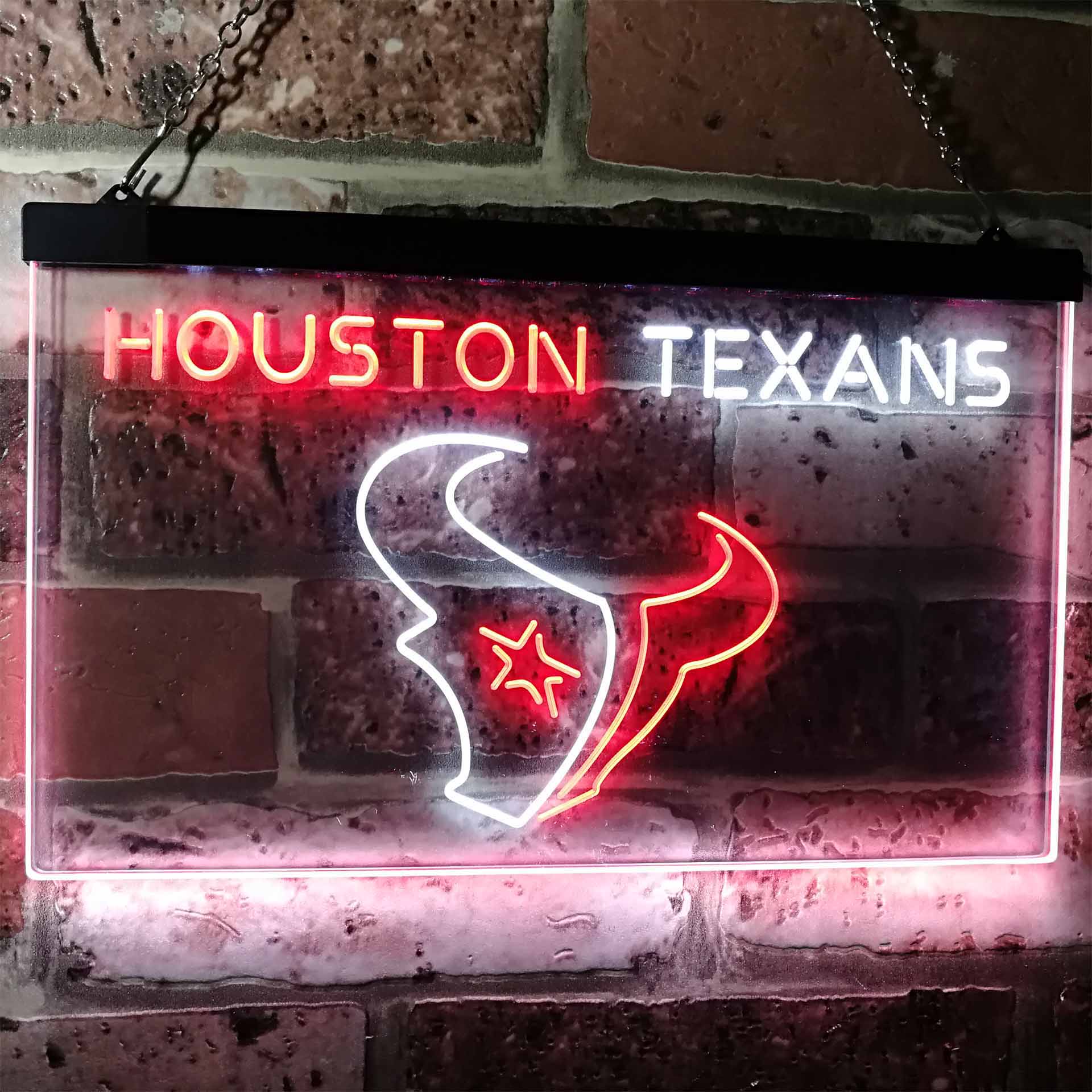 Houston Texans Football Bar LED Neon Sign