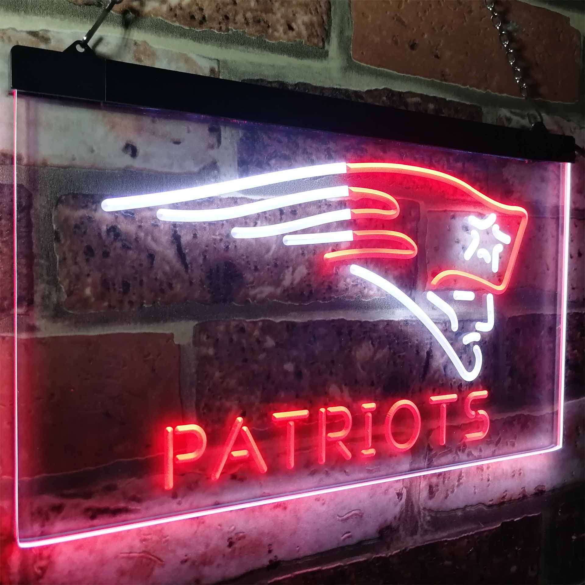 New Englands Sport Team Club Patriots LED Neon Sign
