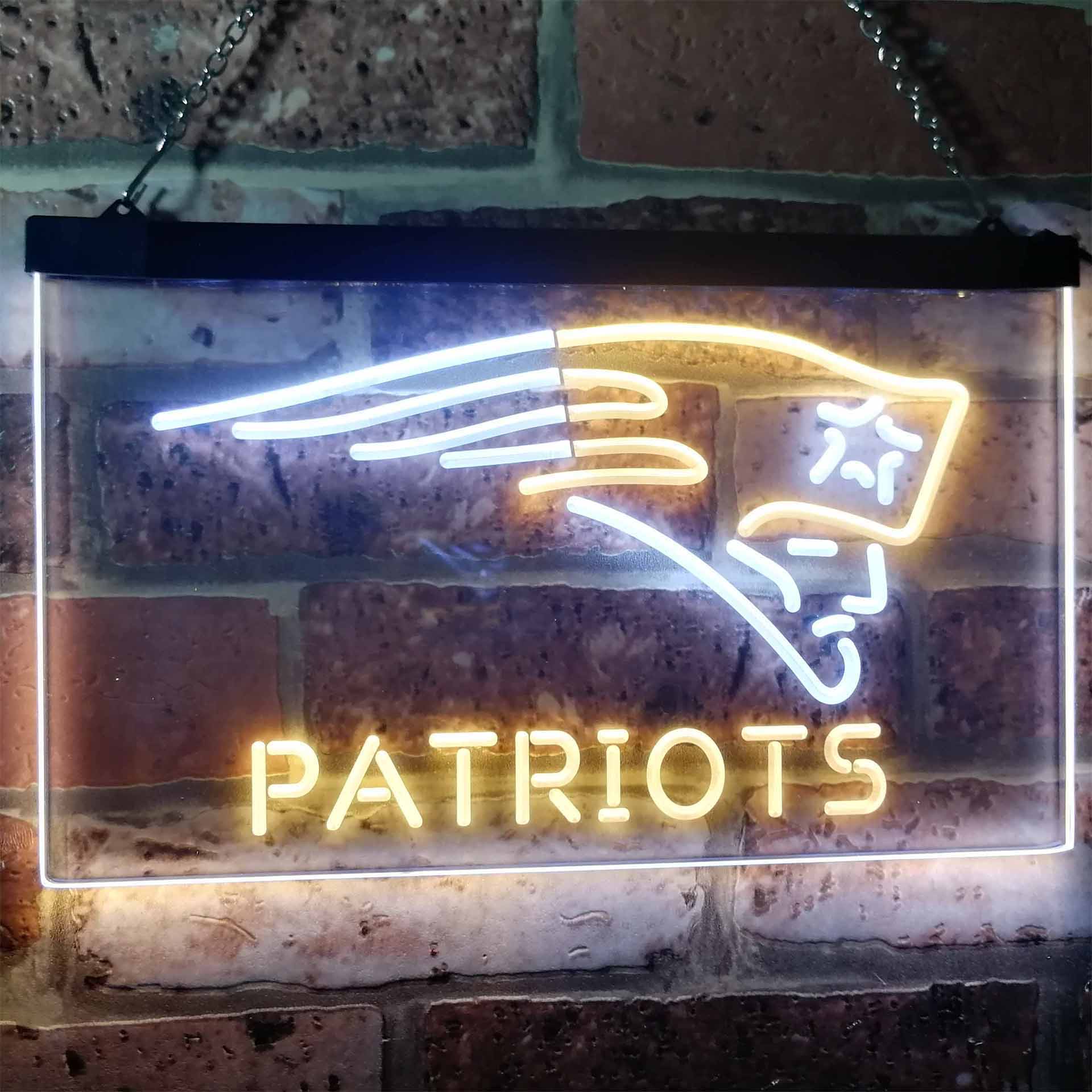 New Englands Sport Team Club Patriots LED Neon Sign