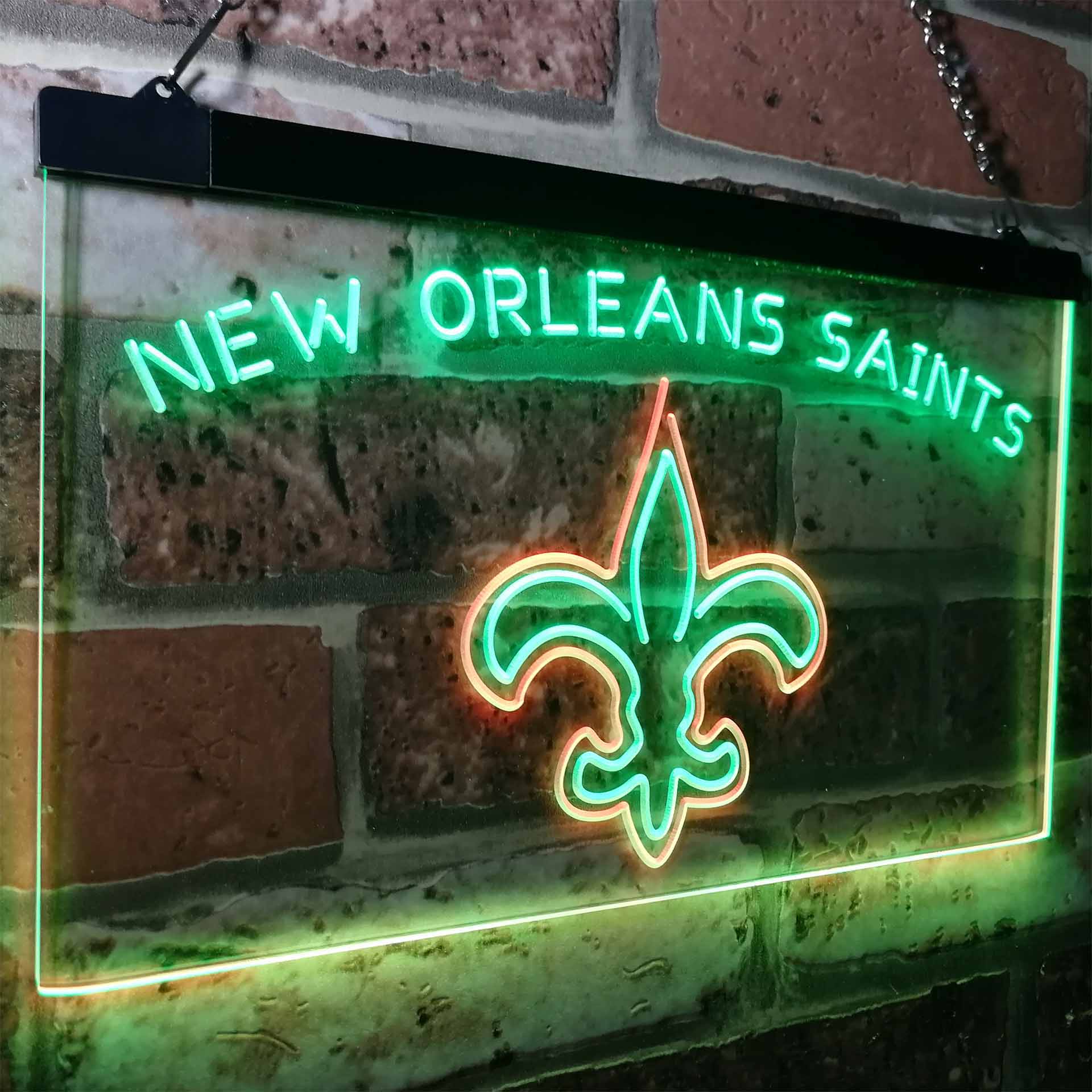 New Orleans Saints Football Bar Decor LED Neon Sign