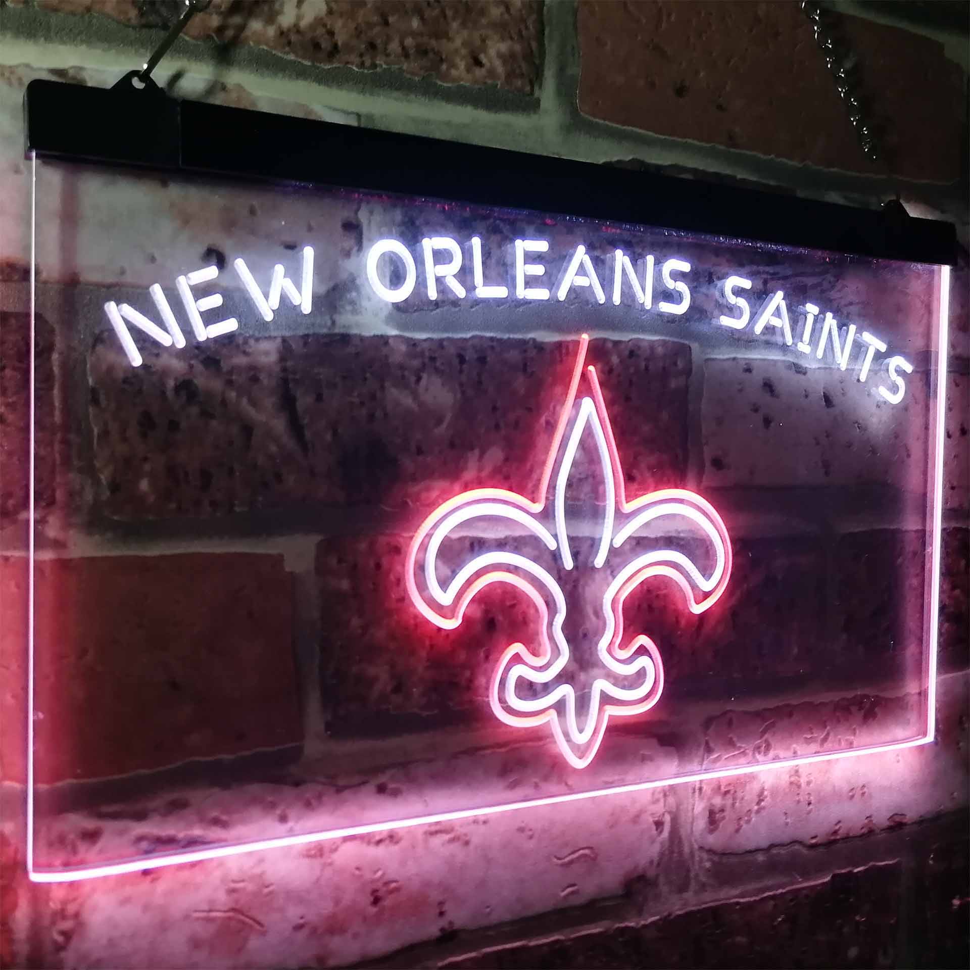 New Orleans Saints Decor LED Neon Sign