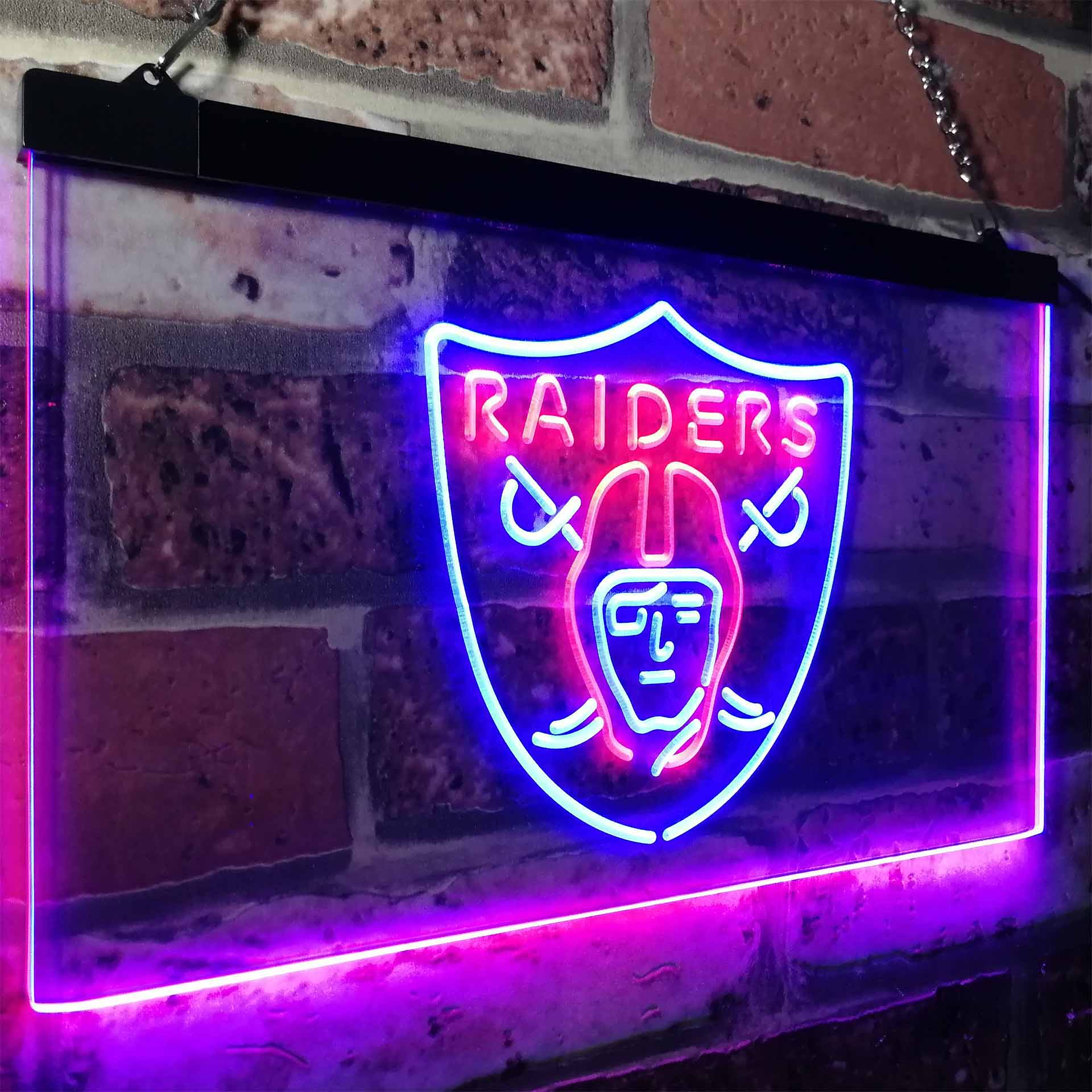 Oakland Raidersation Football Bar LED Neon Sign