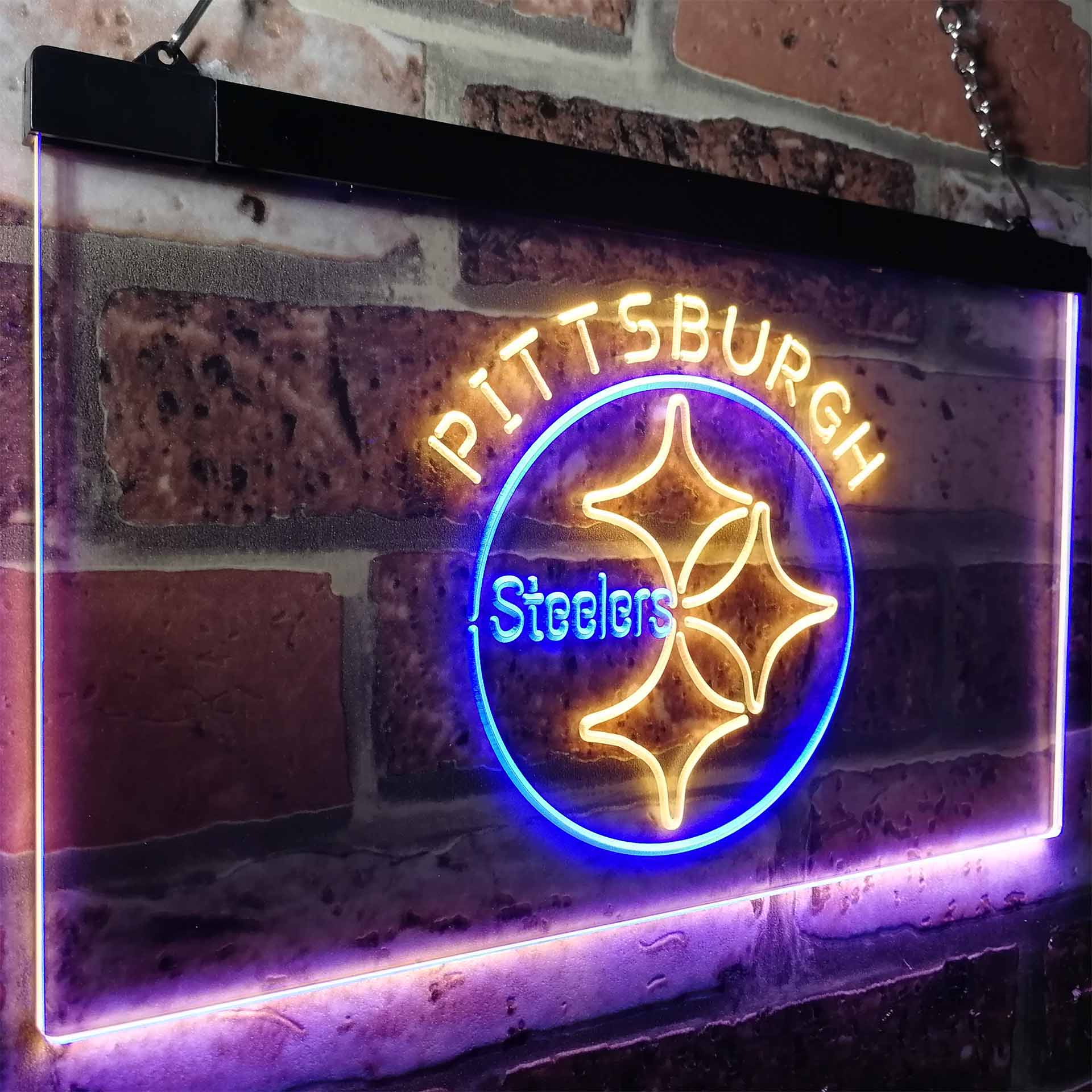 Pittsburgh Steelers Decor LED Neon Sign