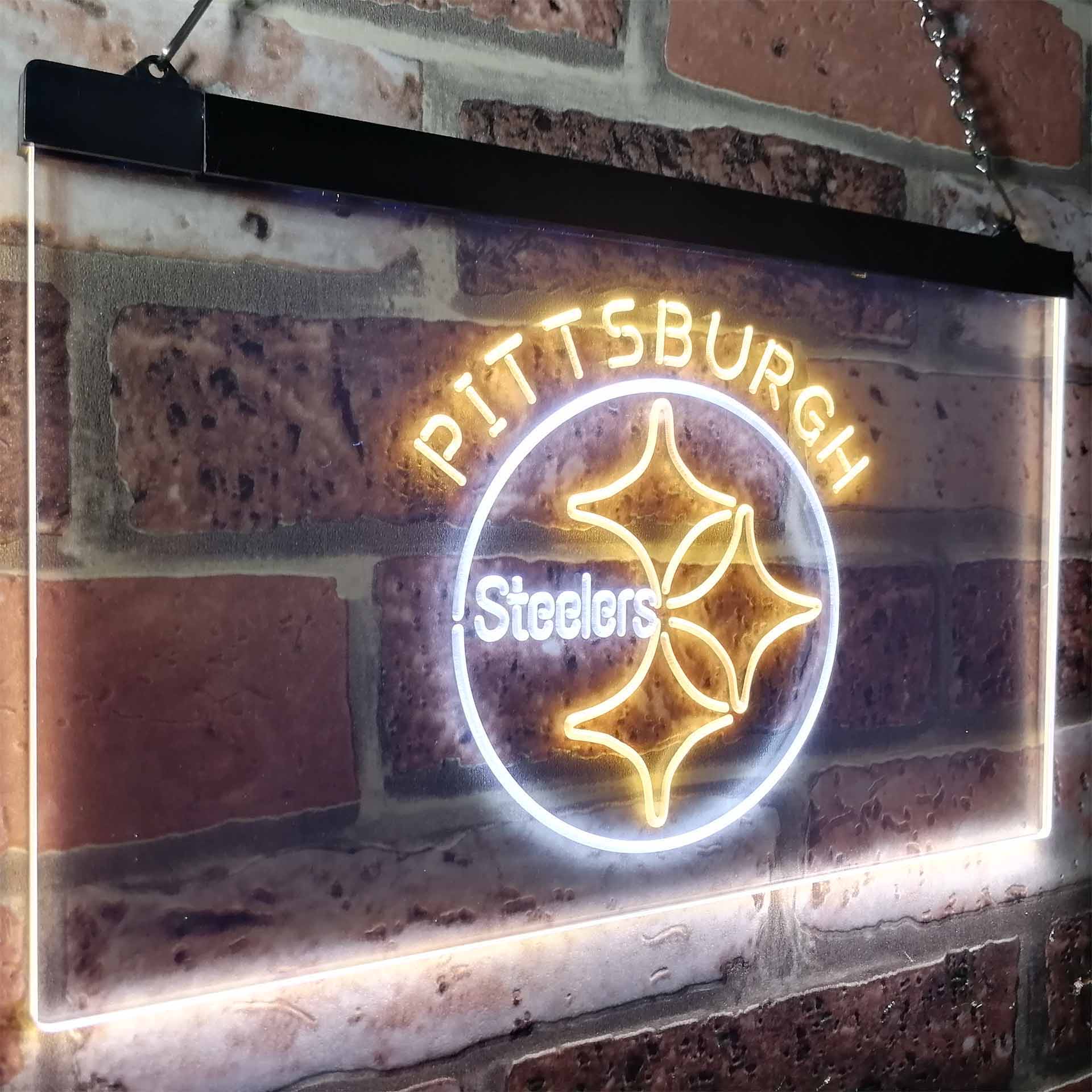 Pittsburgh Steelers Decor LED Neon Sign