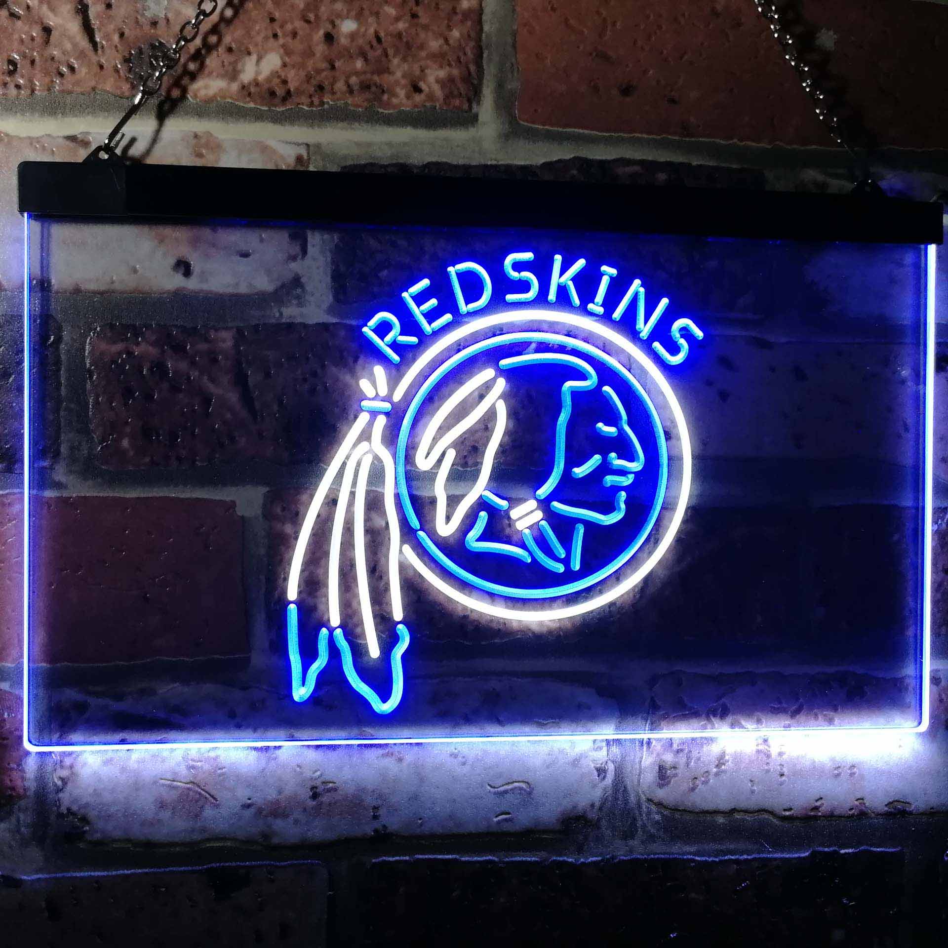 Washington Redskins Decor LED Neon Sign