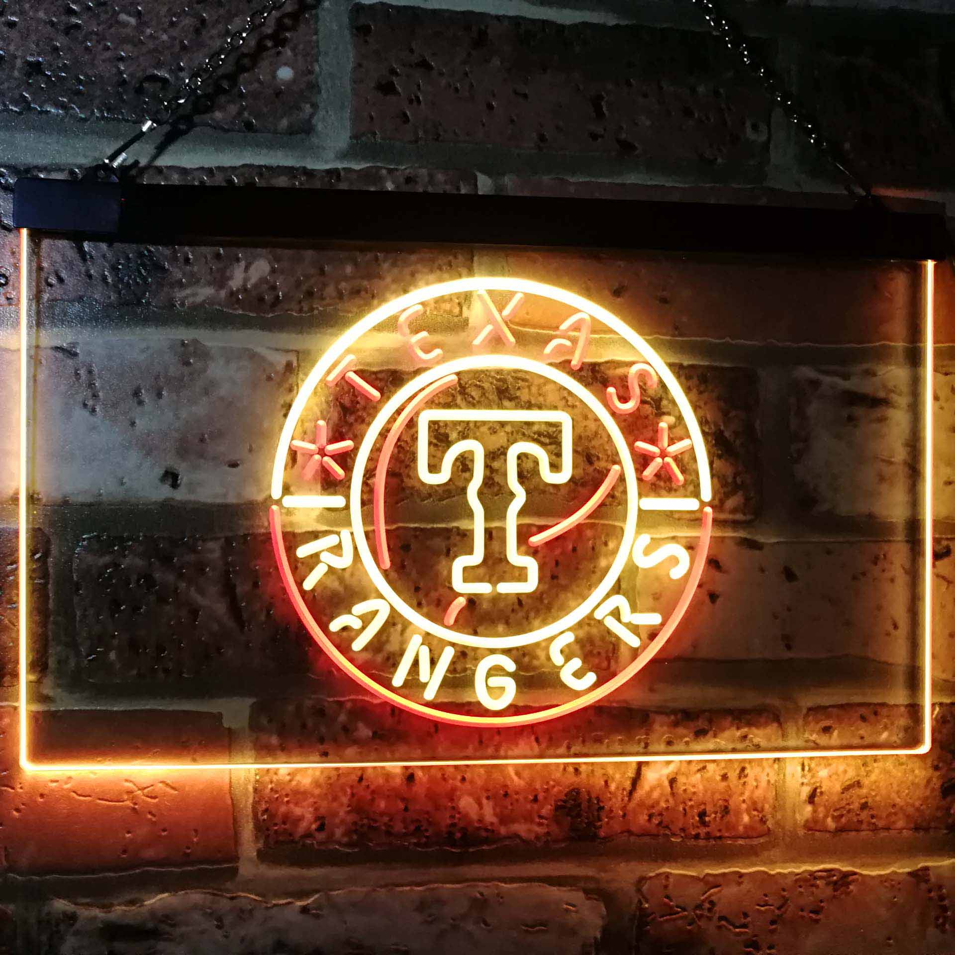 Texas Rangers LED Neon Sign