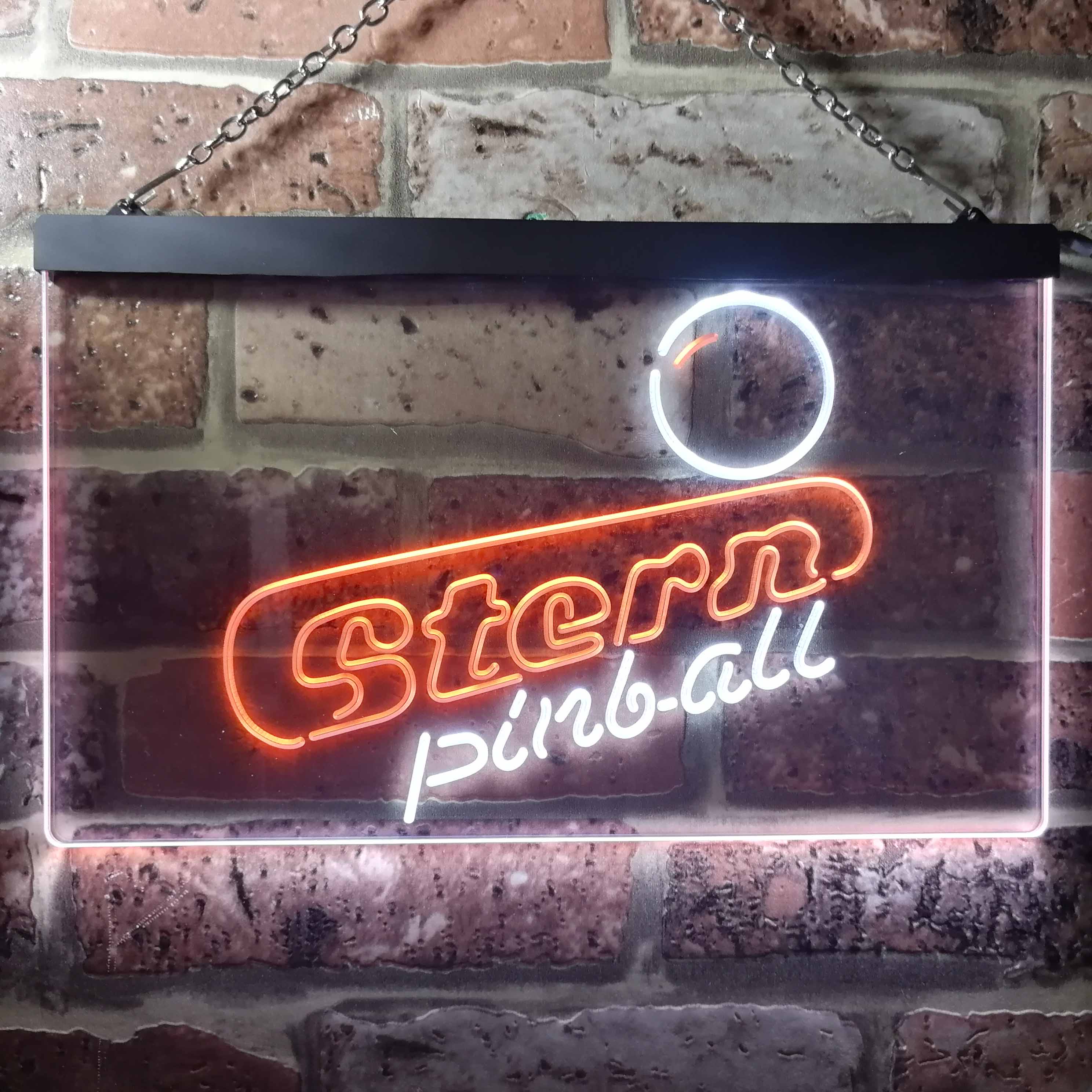 Pinballs Game Room Man Cave LED Neon Sign
