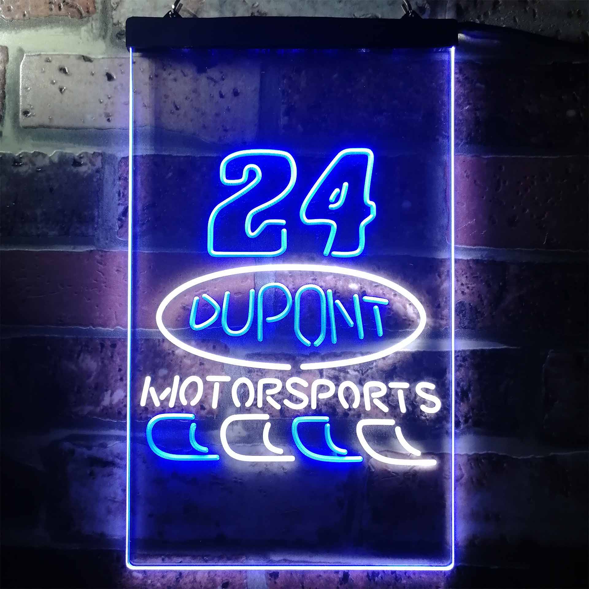Dupont League Club Motorsports Souvenir Garage LED Neon Sign