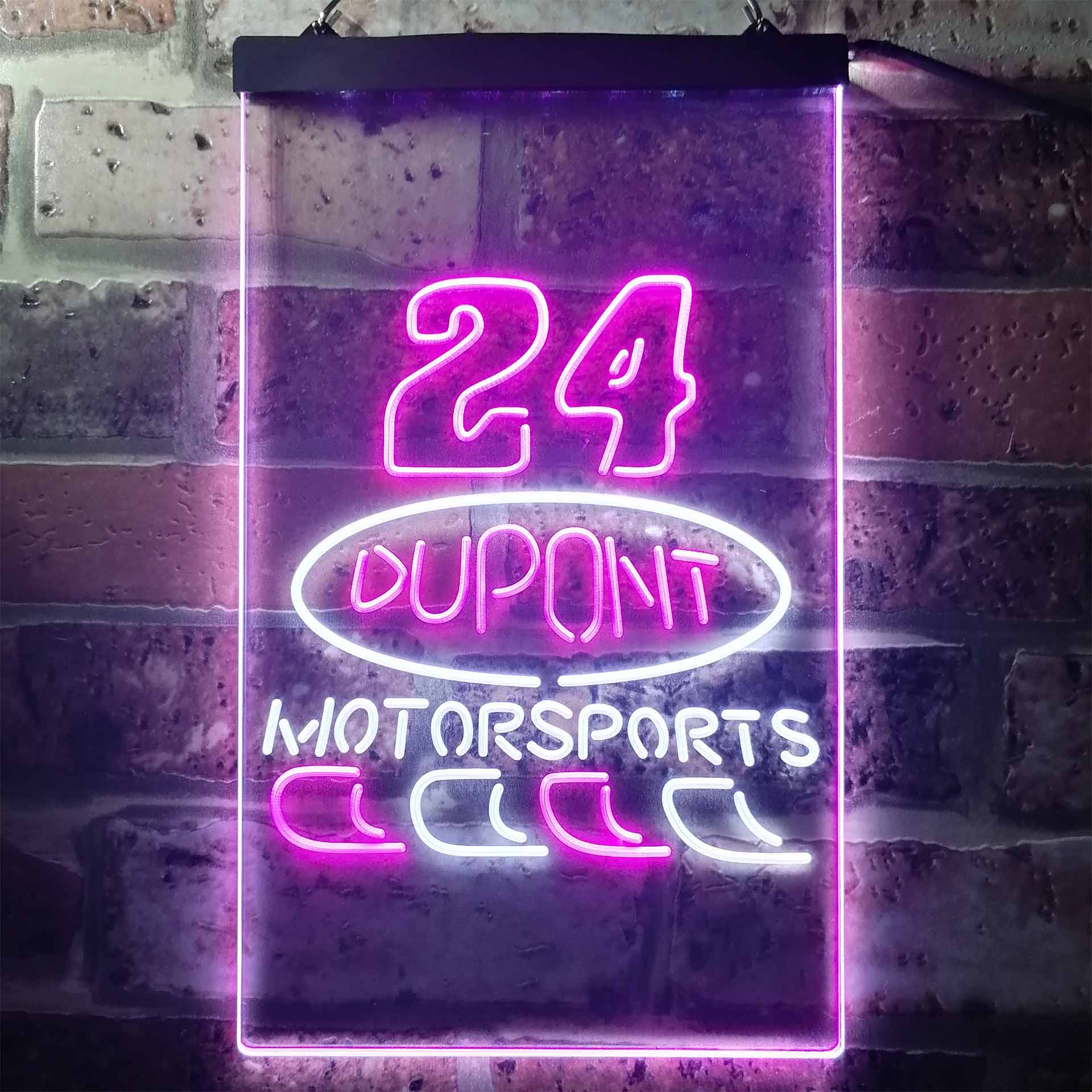 Dupont League Club Motorsports Souvenir Garage LED Neon Sign