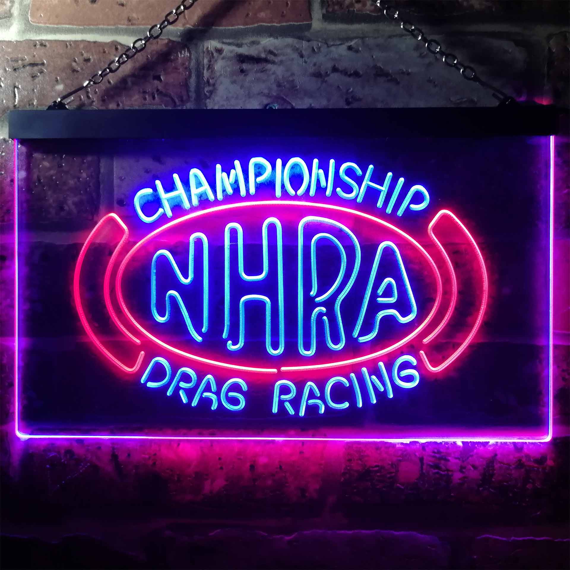 NHRA Sports Team Drag Racings LED Neon Sign