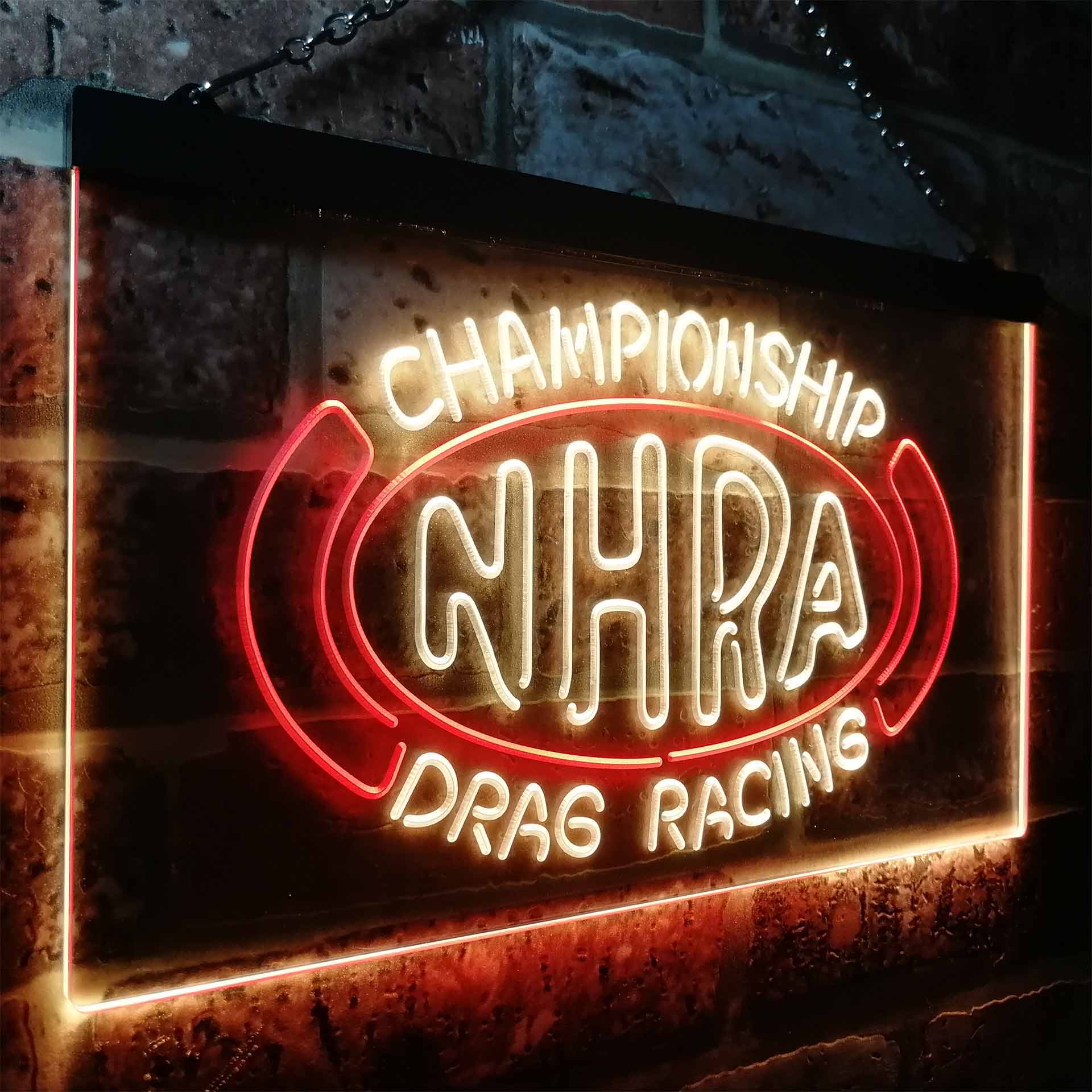 NHRA Sports Team Drag Racings LED Neon Sign