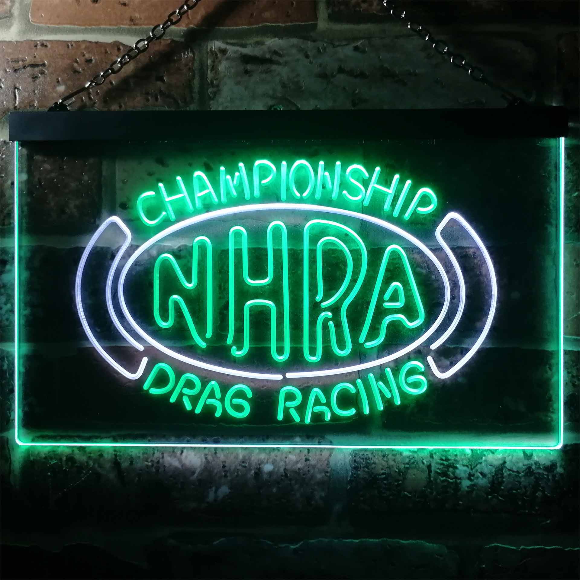 NHRA Sports Team Drag Racings LED Neon Sign