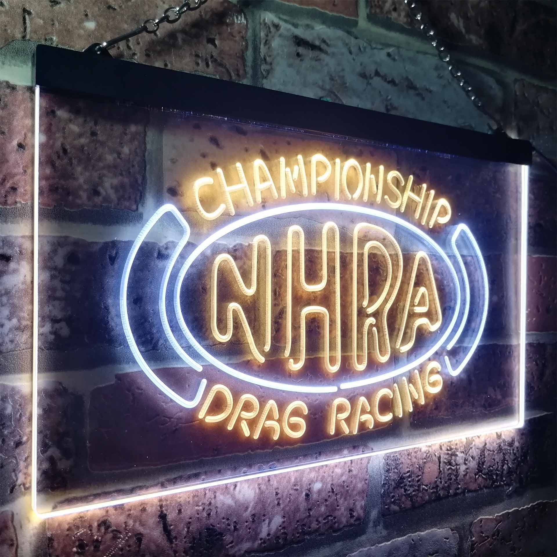 NHRA Sports Team Drag Racings LED Neon Sign