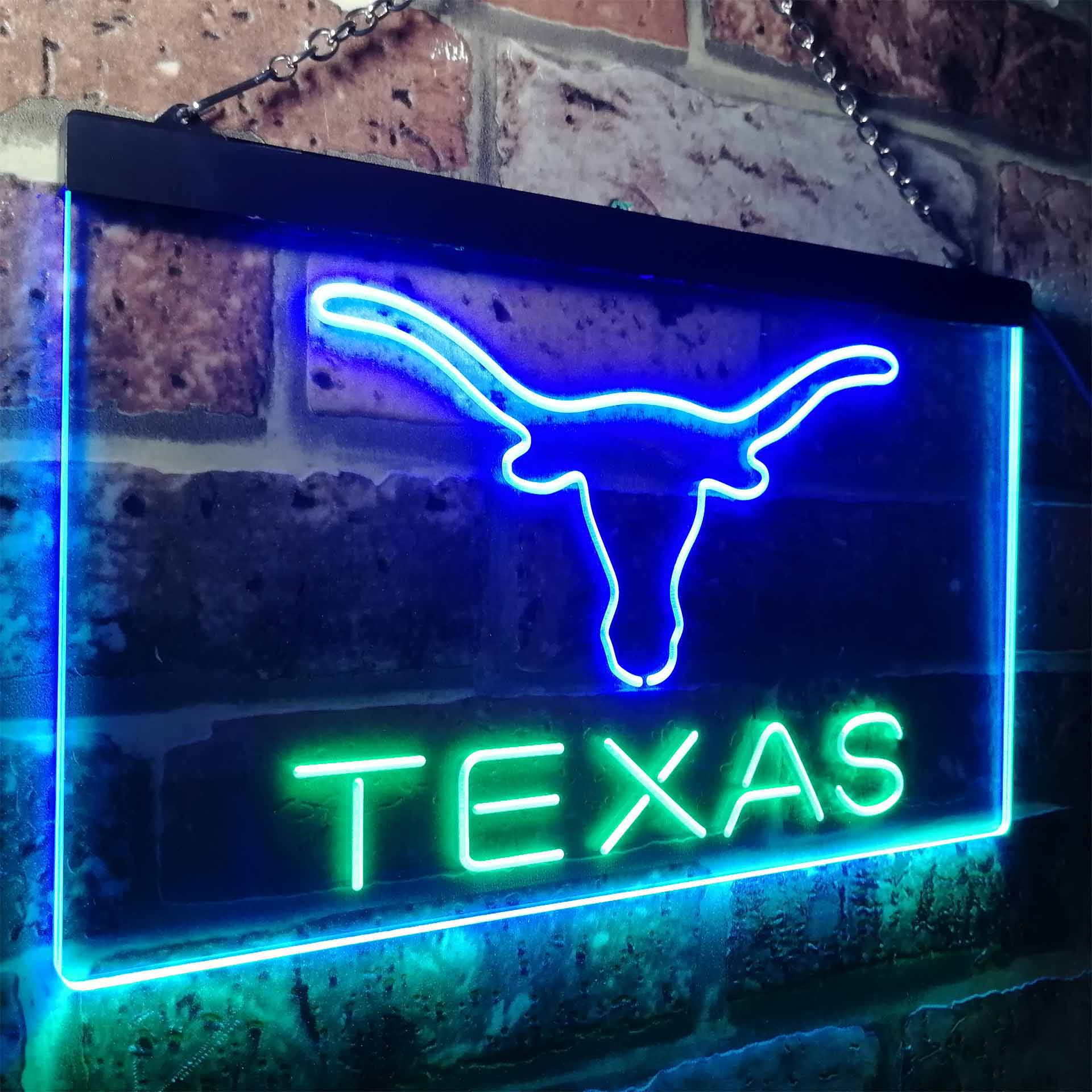 Texas Longhorns Club LED Neon Sign