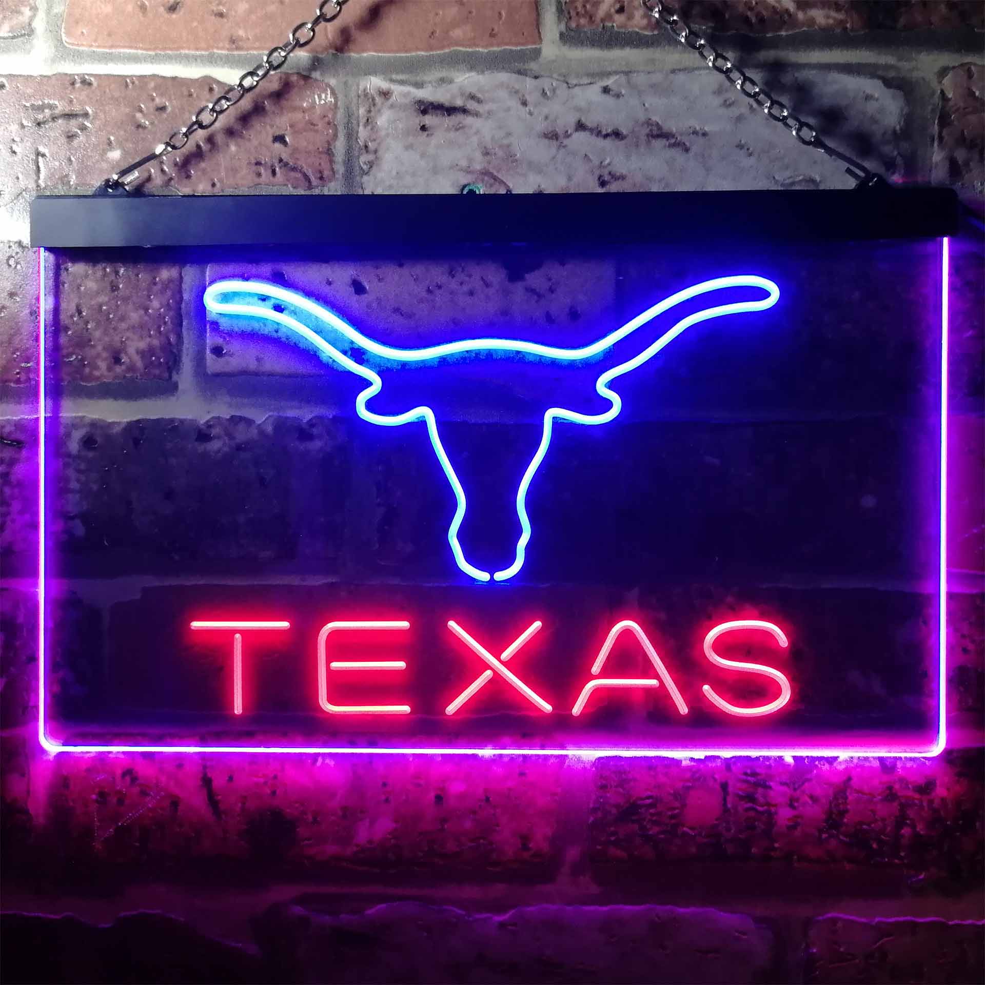 Texas Longhorns Club LED Neon Sign