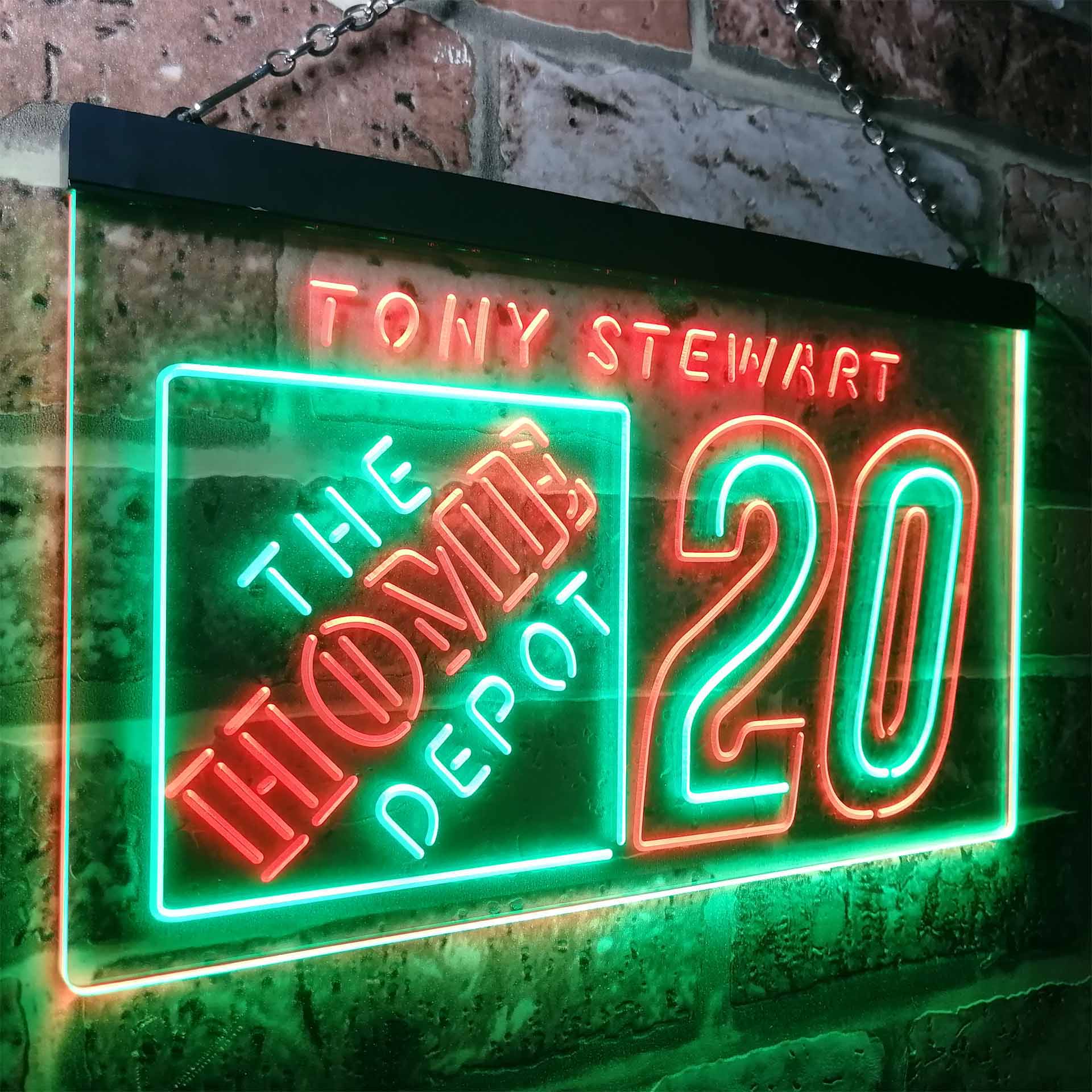 Tony Stewart #20 Racing LED Neon Sign