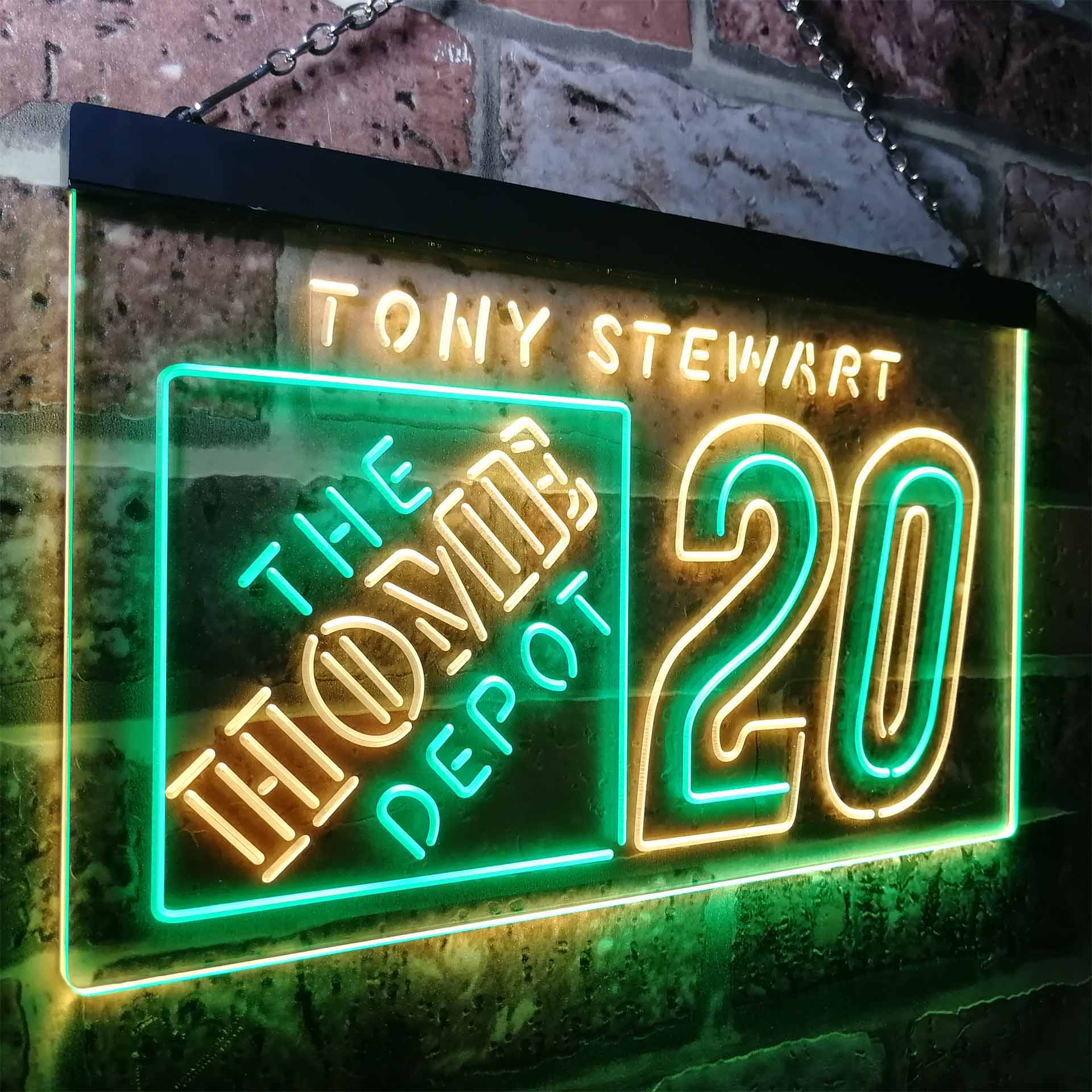 Tony Stewart #20 Racing LED Neon Sign