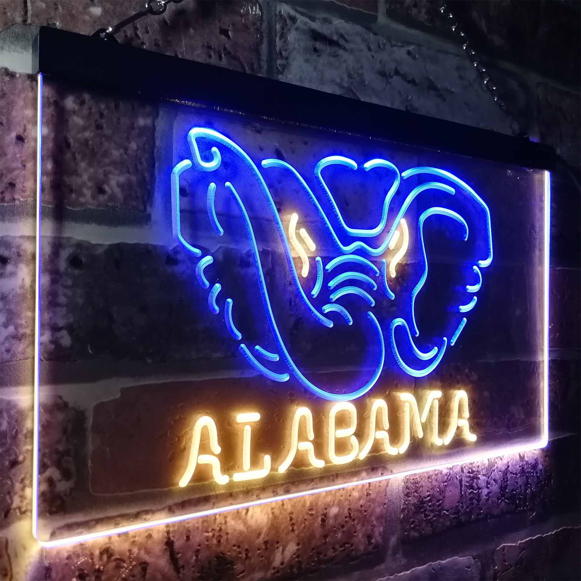 Alabama Crimson Tide Club LED Neon Sign