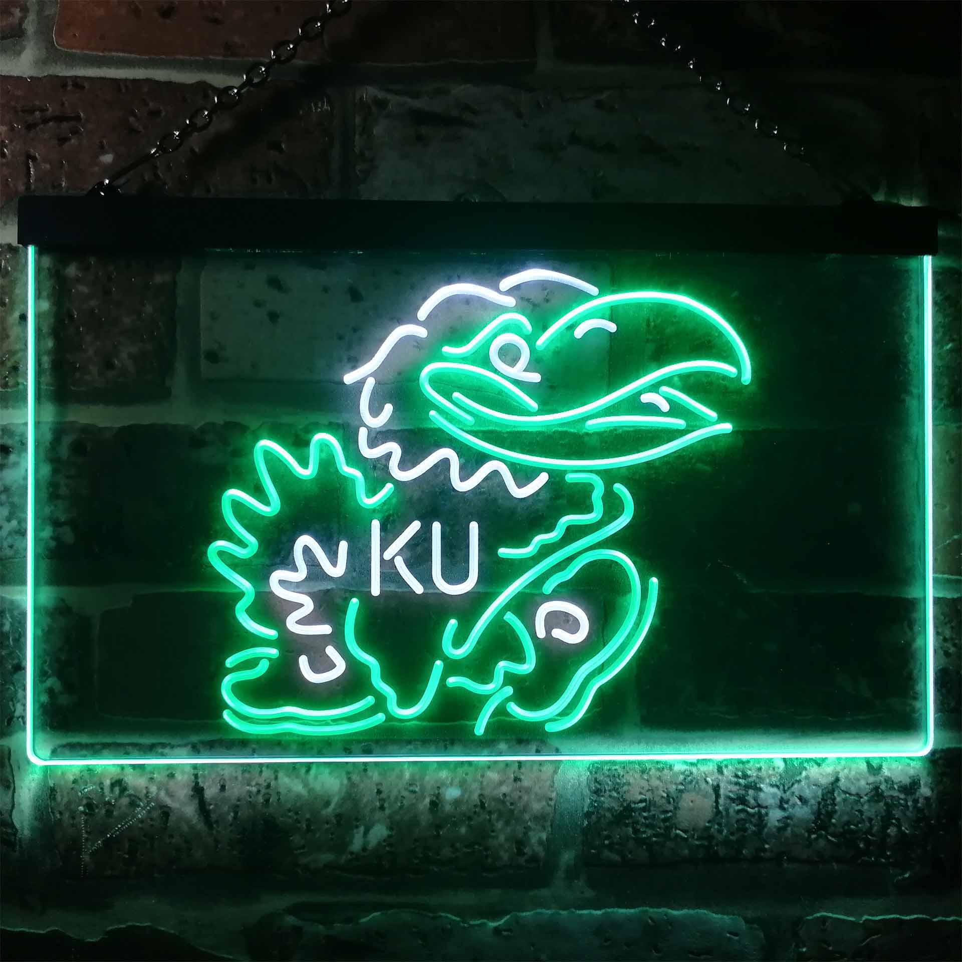 Kansas Jayhawks KU Club LED Neon Sign