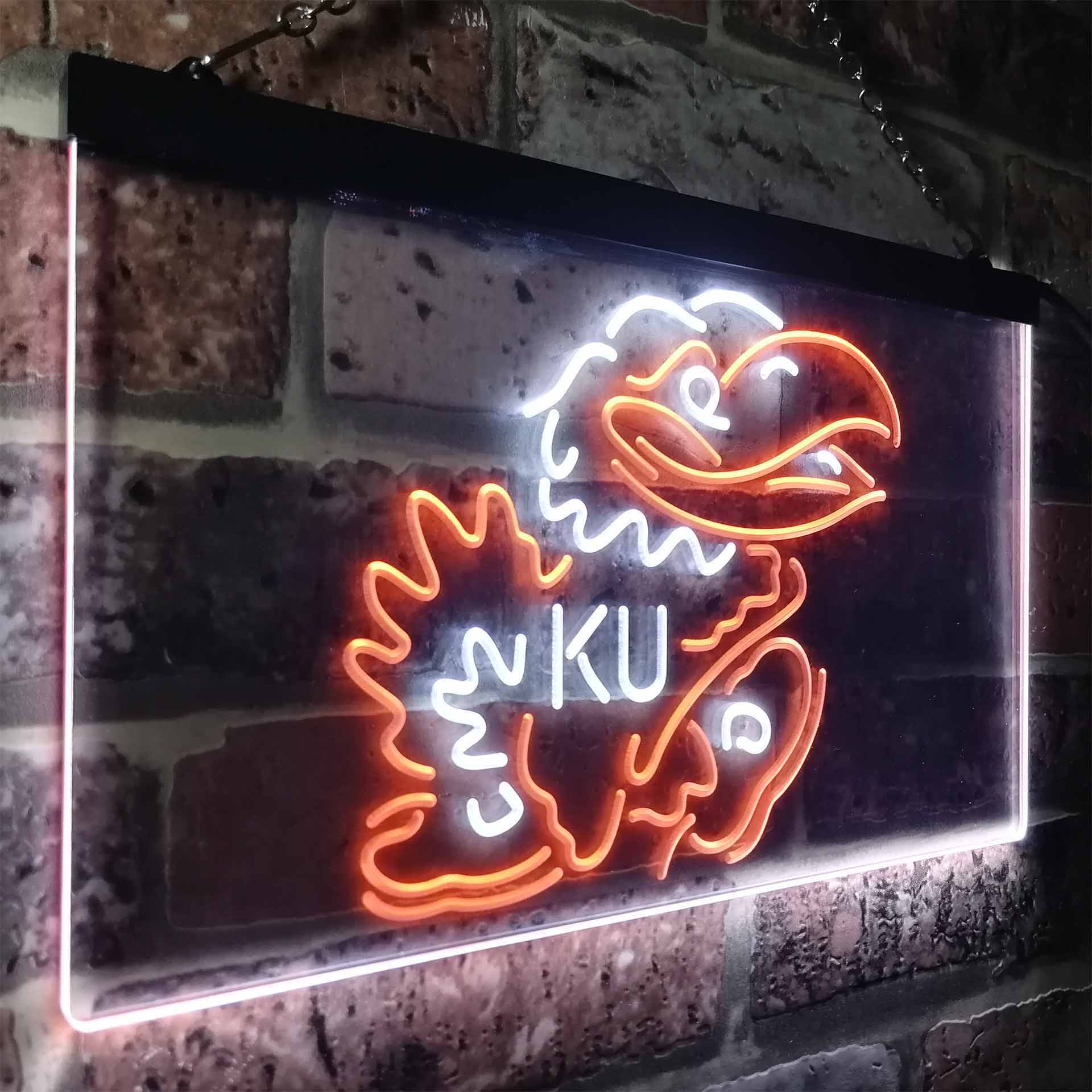 Kansas Jayhawks KU Club LED Neon Sign