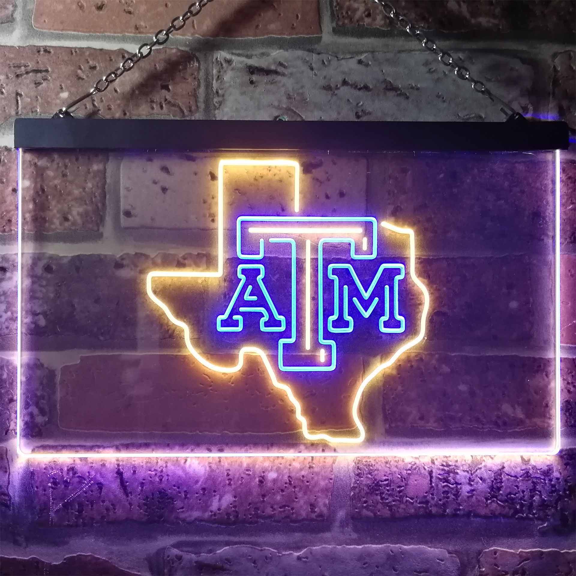 Texas A&M Aggies Club LED Neon Sign