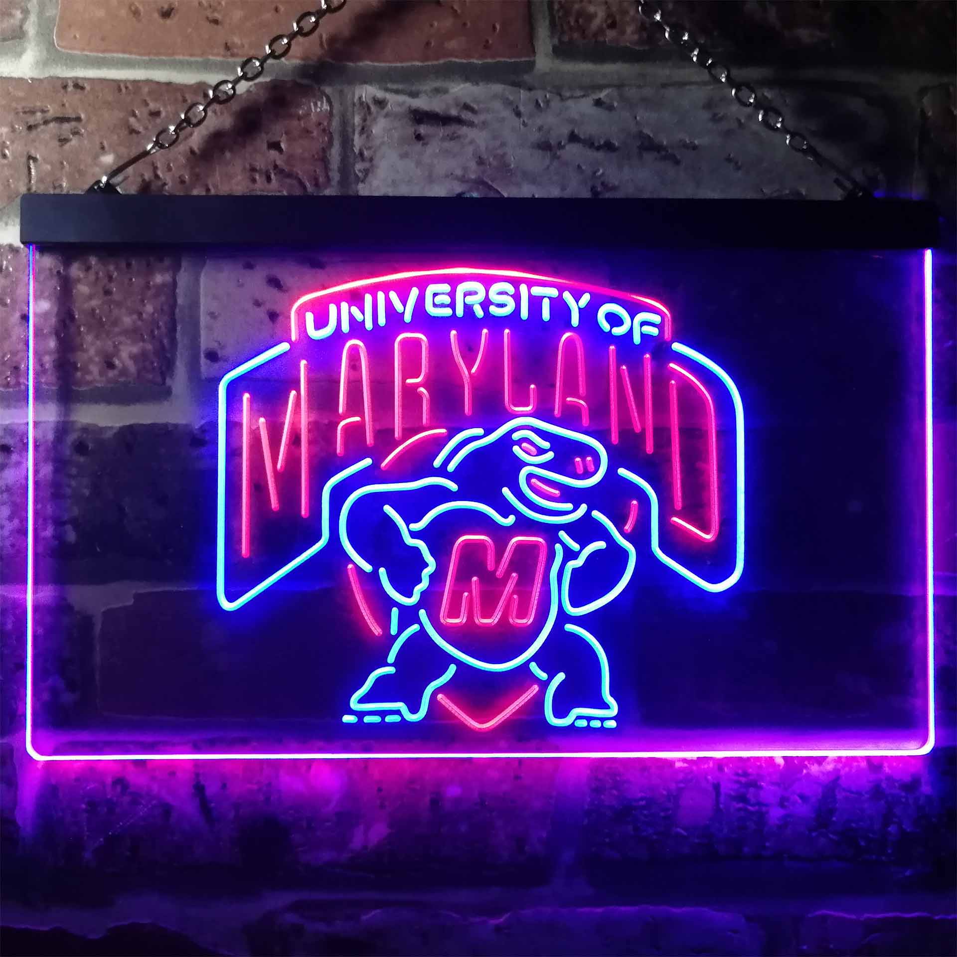 University Of Maryland Sport Team Club Terrapinses LED Neon Sign